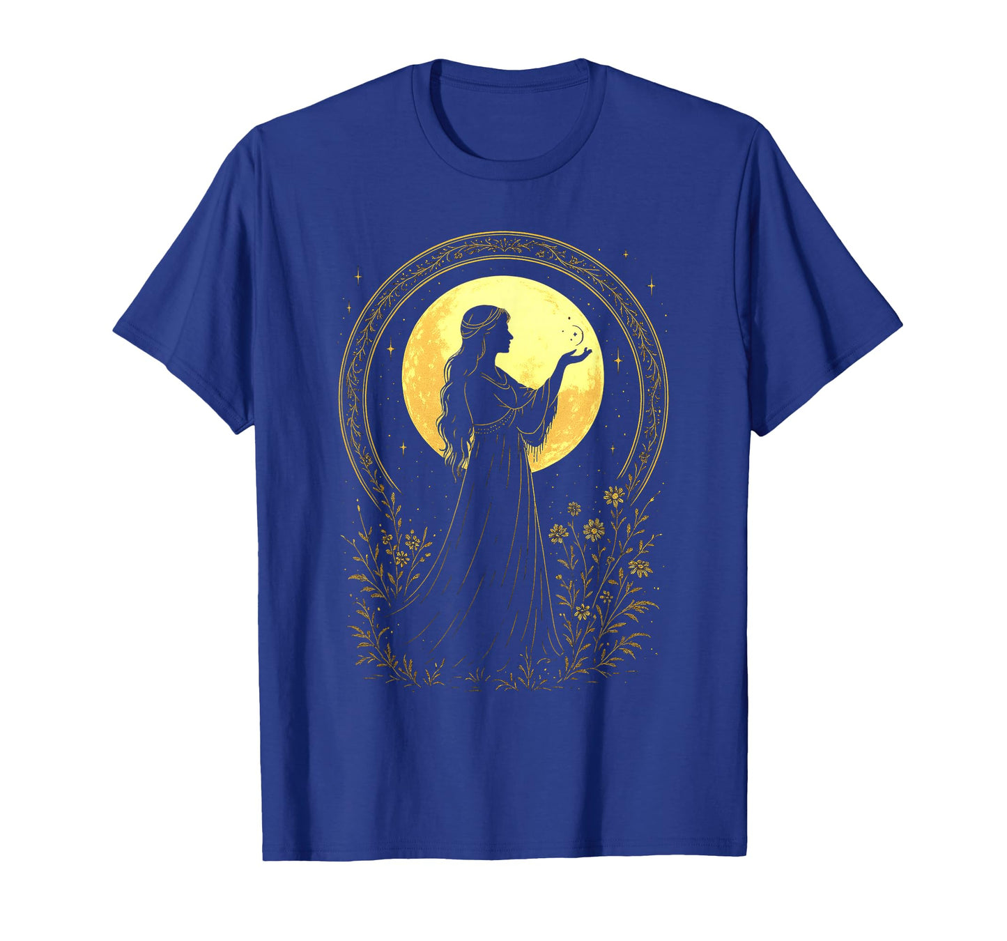 Moon Goddess Celestial Divine Feminine Spiritual Witchy T-Shirt