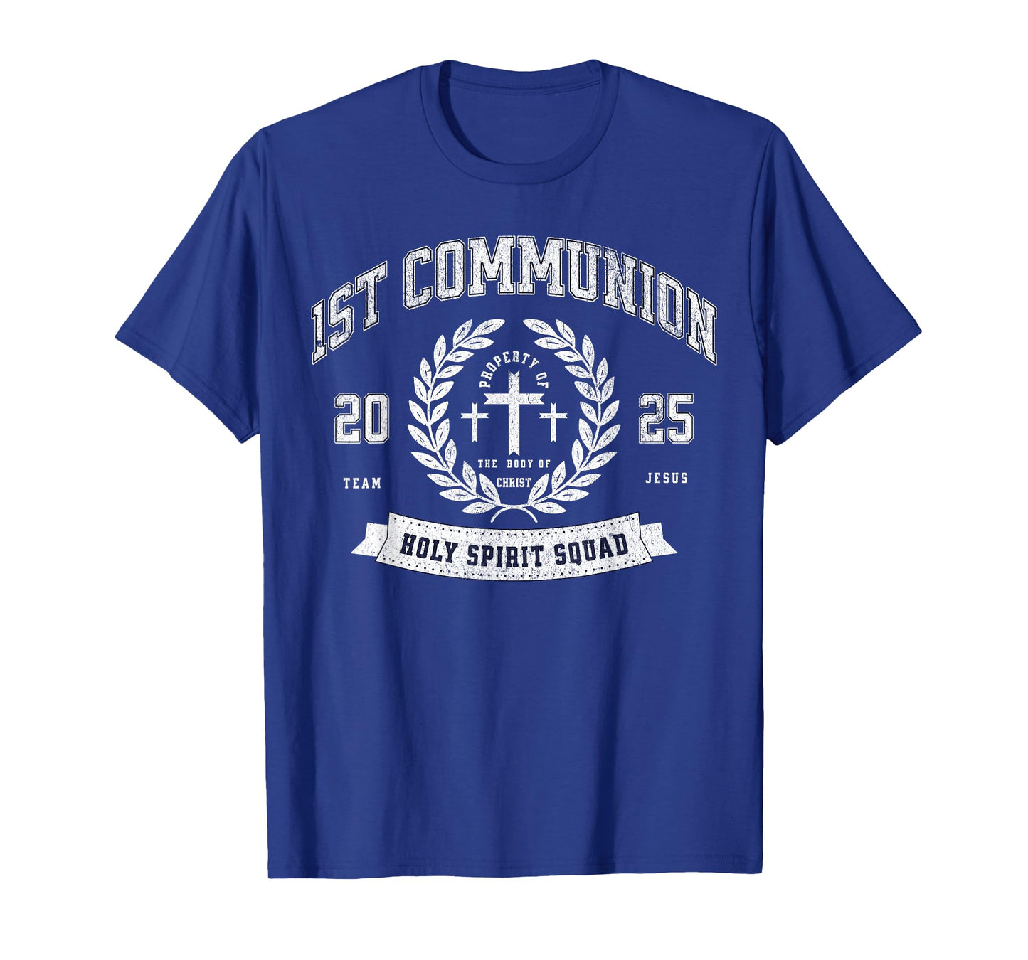 First Communion 2025 Funny Holy Spirit Catholic Religious T-Shirt
