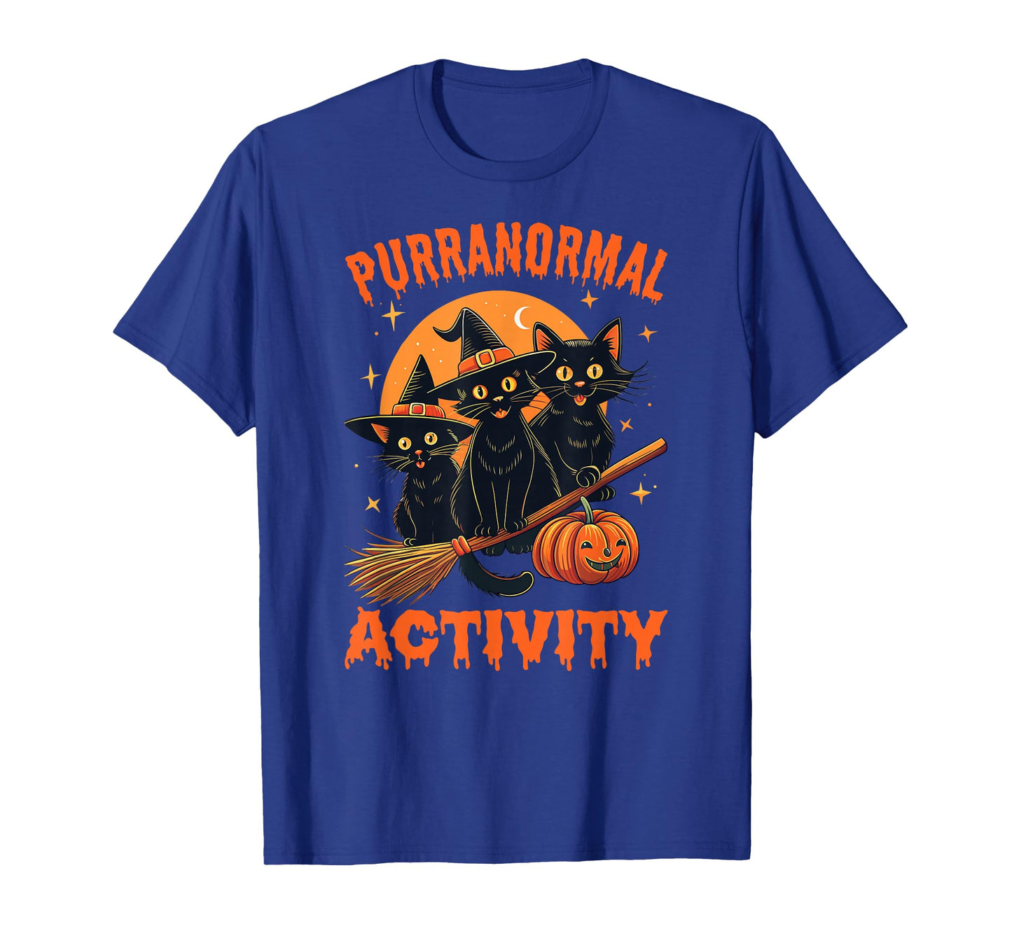 Purranormal Activity Funny Halloween Cat Mom T-Shirt