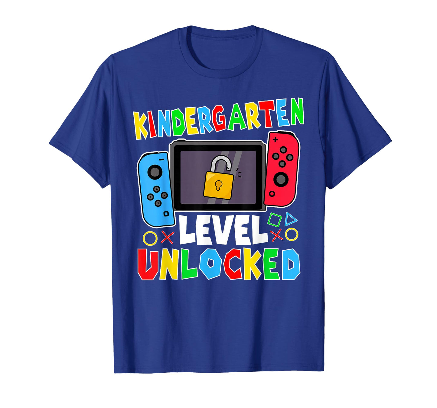 kindergarten Level Unlocked Gamer Back to School Boy T-Shirt