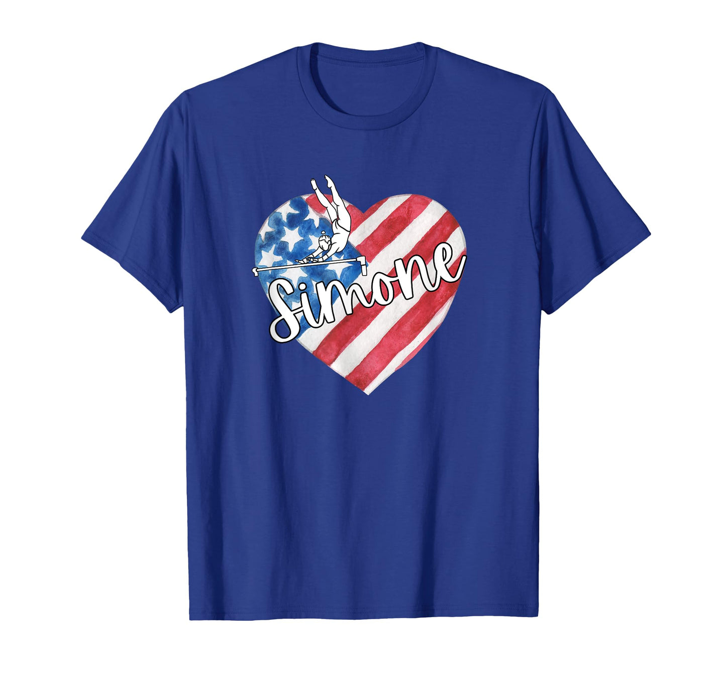 Simone T American Flag Swappable For Men and Women T-Shirt