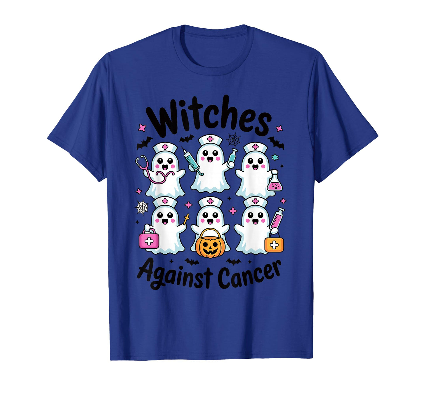 Witches Against Cancer Halloween Awareness October T-Shirt
