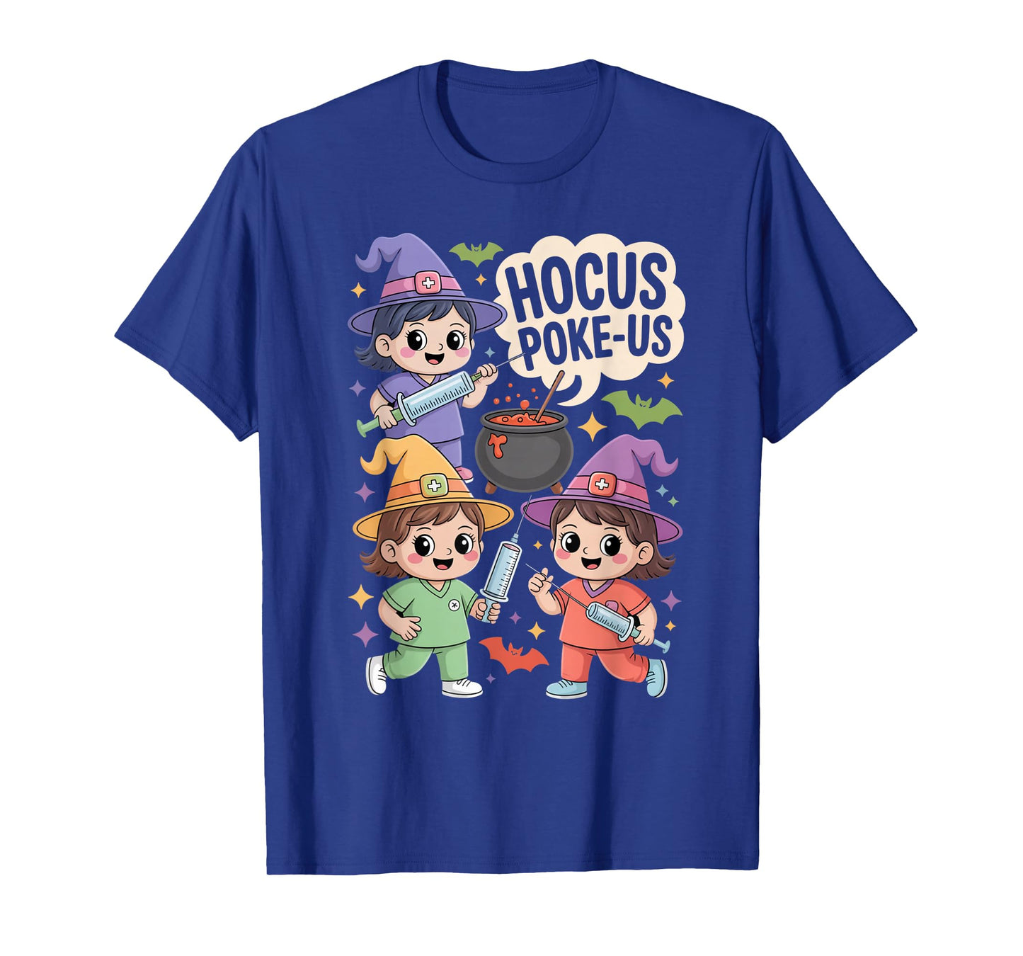 Hocus Poke-Us Nurse Witch Halloween Costume Humor T-Shirt