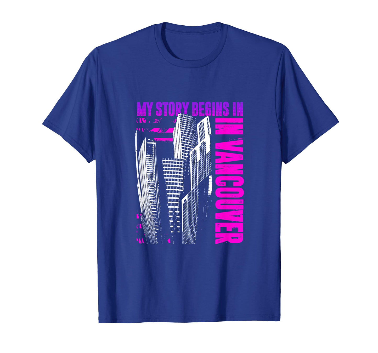 Vancouver Skyline T-shirt for Men, Women, Boys, & Girls T-Shirt