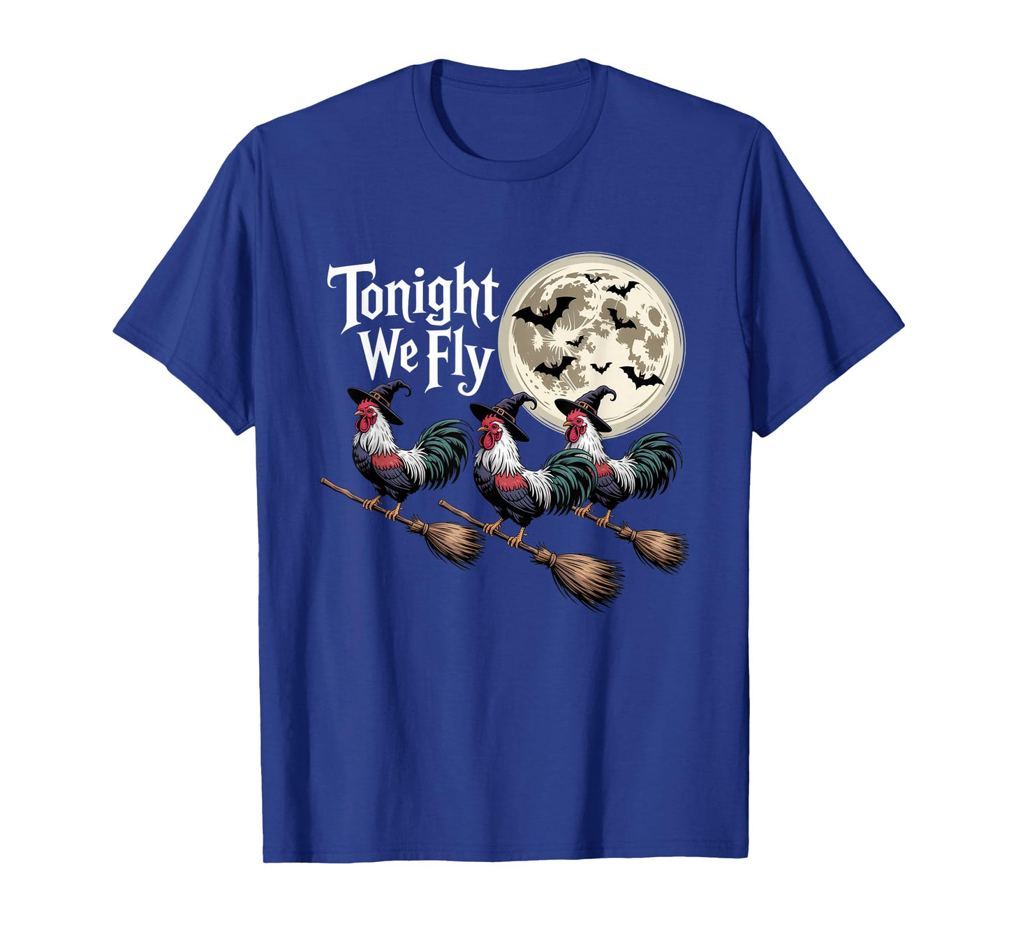Tonight We Fly Funny Chicken Halloween Costume Spooky Season T-Shirt