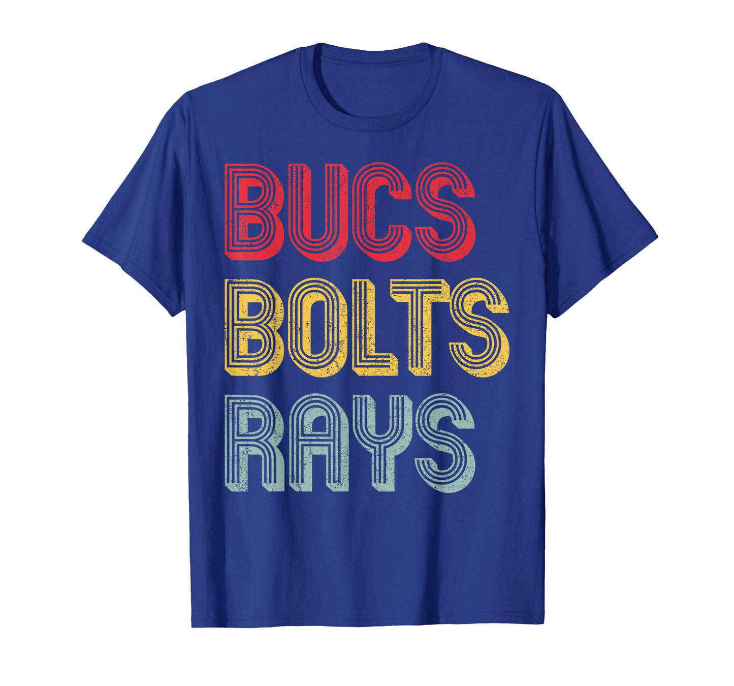 Retro Vintage Bucs Bolts Rays T-Shirt