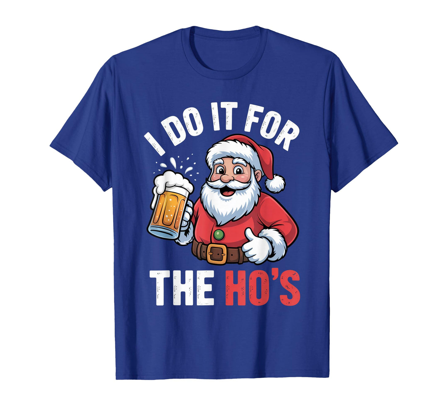 Funny Santa Beer Christmas Drinking Outfit T-Shirt