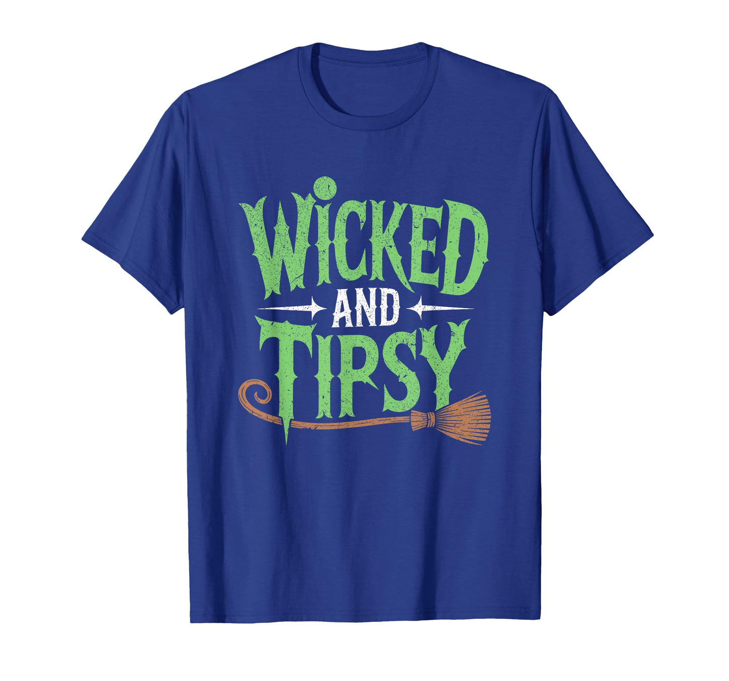 Wicked and Tipsy Halloween Witch Drinking Party T-Shirt