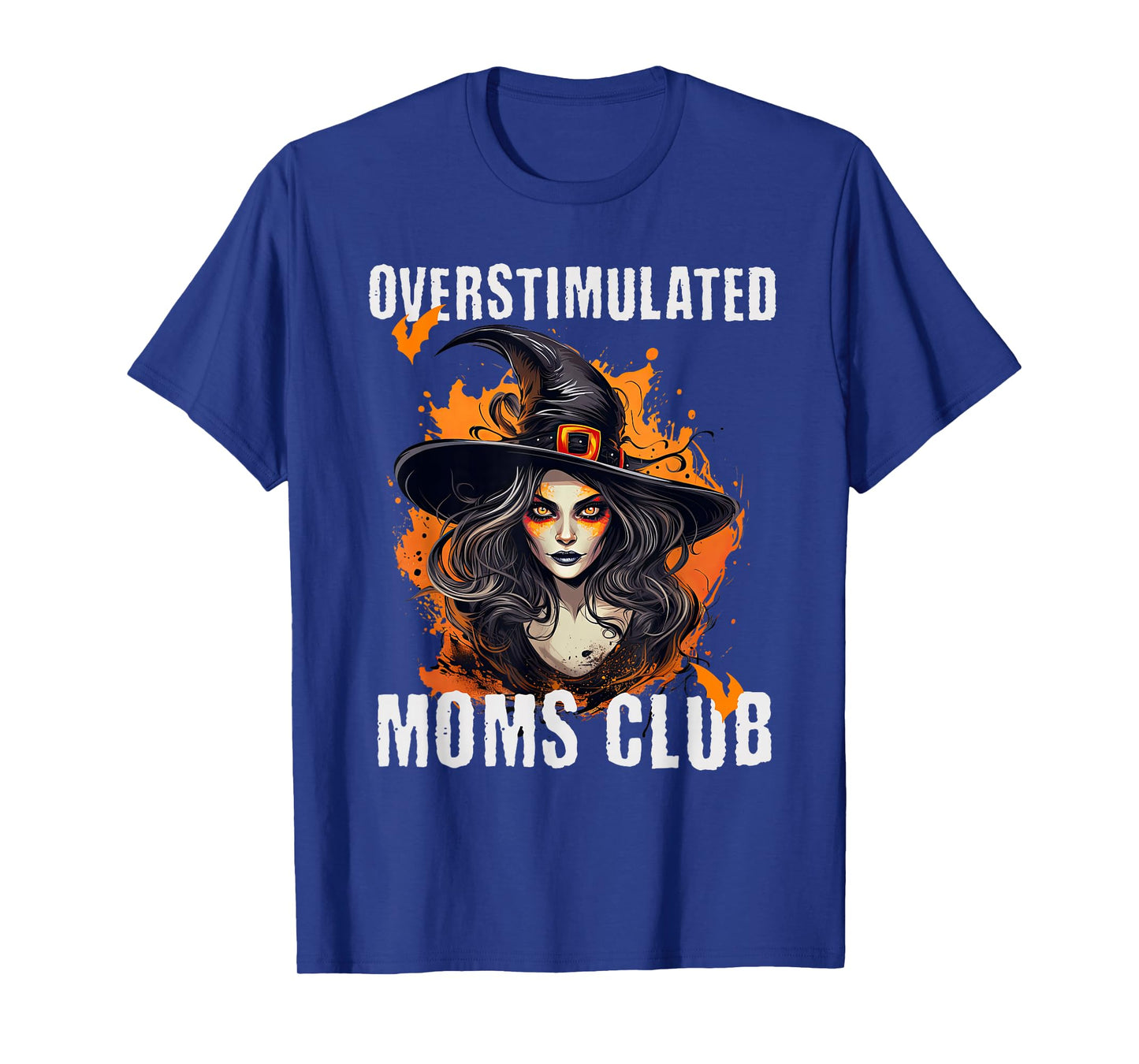 Overstimulated Moms Club Witch Design T-Shirt