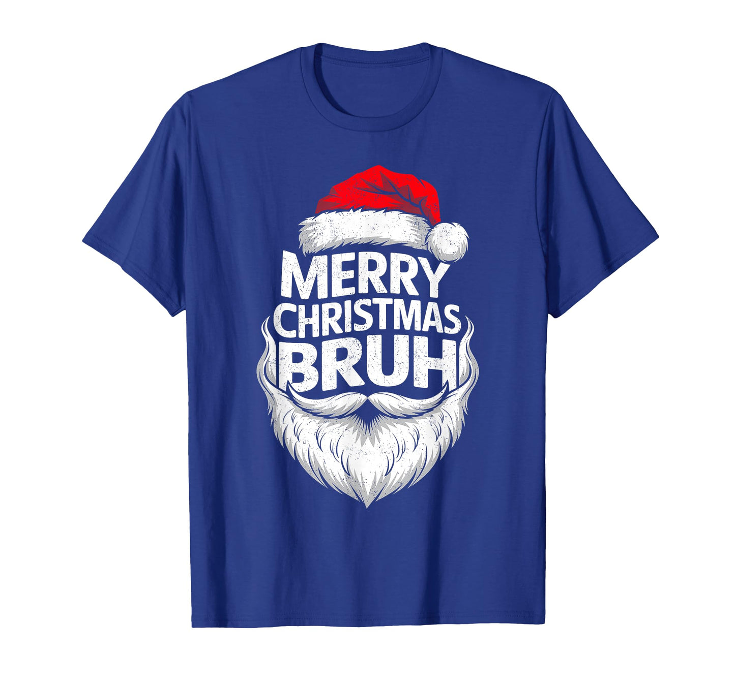 Merry Christmas Bruh Funny Santa Claus Family Xmas Pajamas T-Shirt