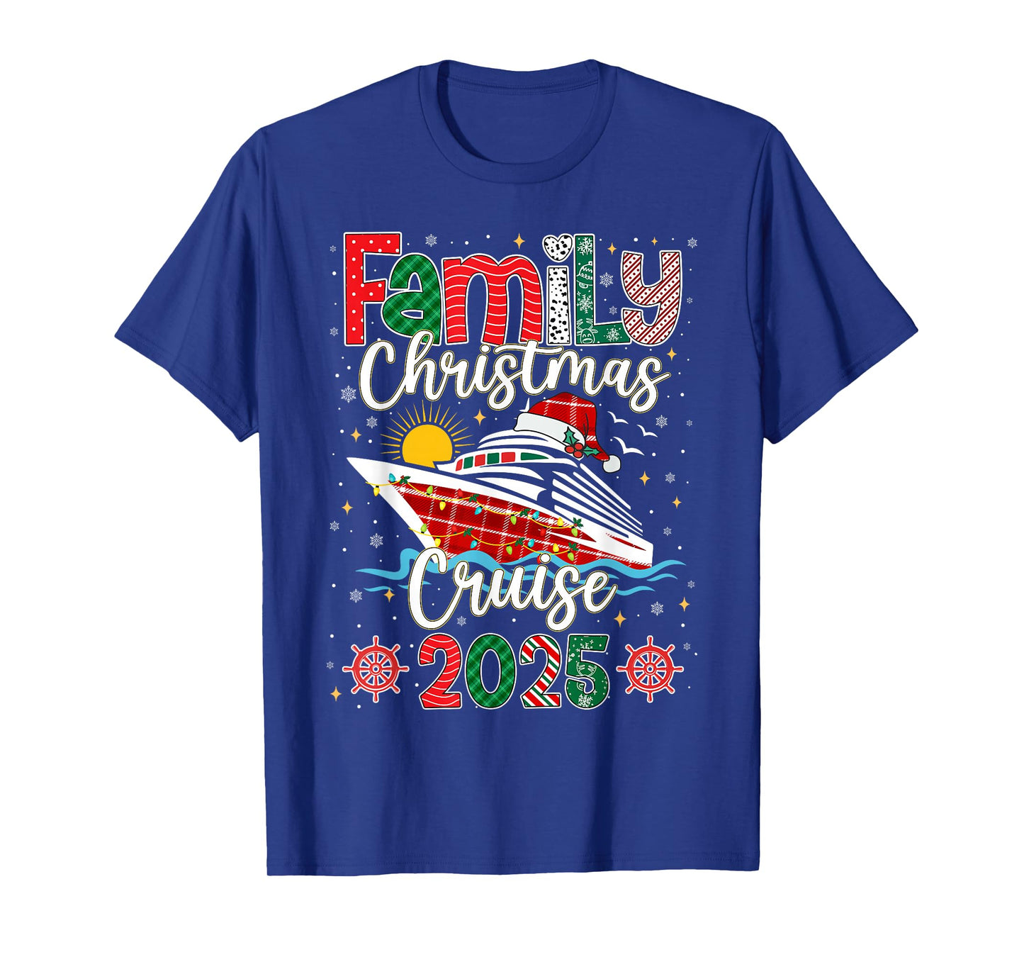 Family Christmas Cruise 2025 Matching Holiday Men Women Kids T-Shirt