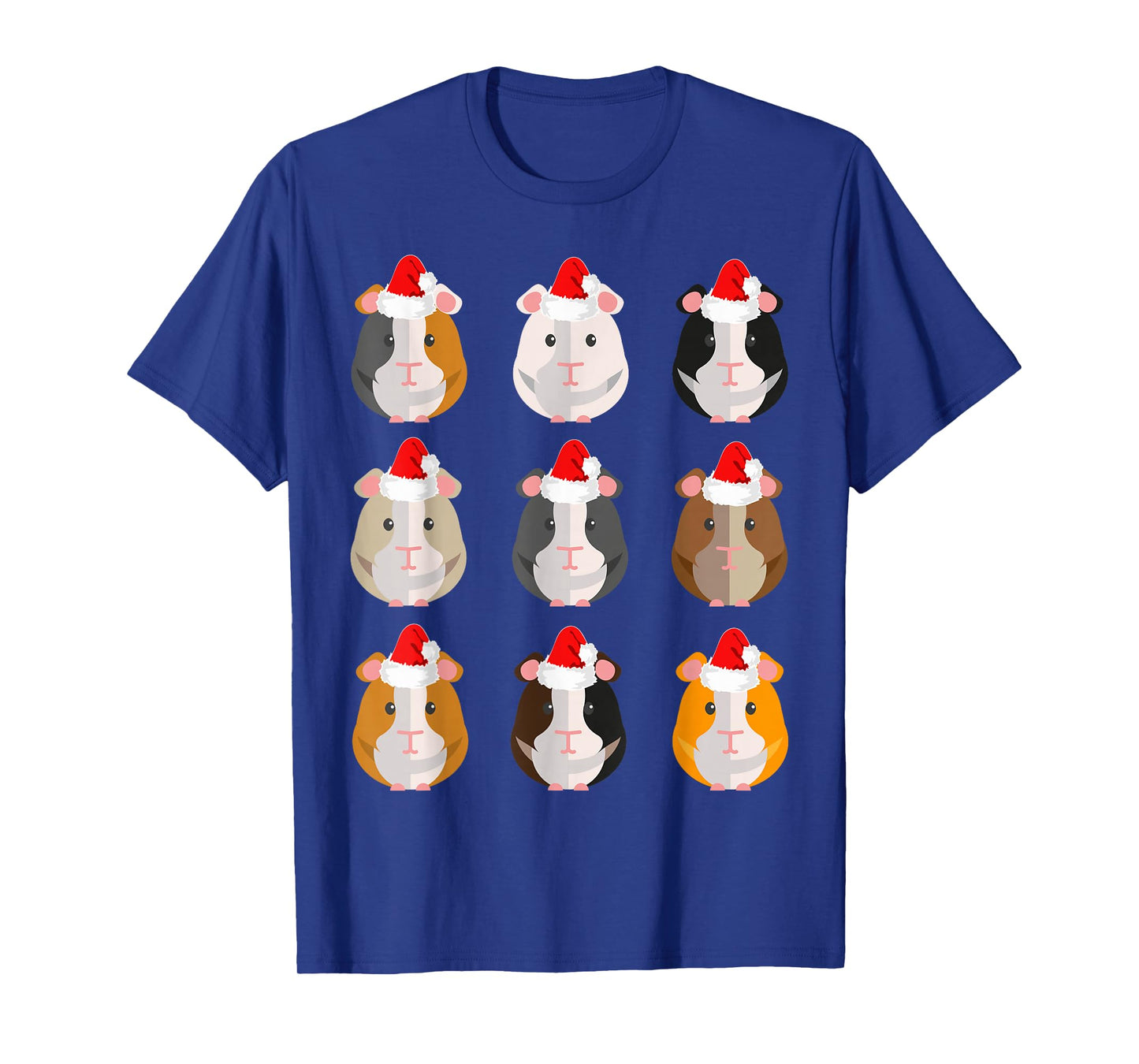 Guinea Pig Christmas Santa Claus X-Mas Piggies Outfit Design T-Shirt