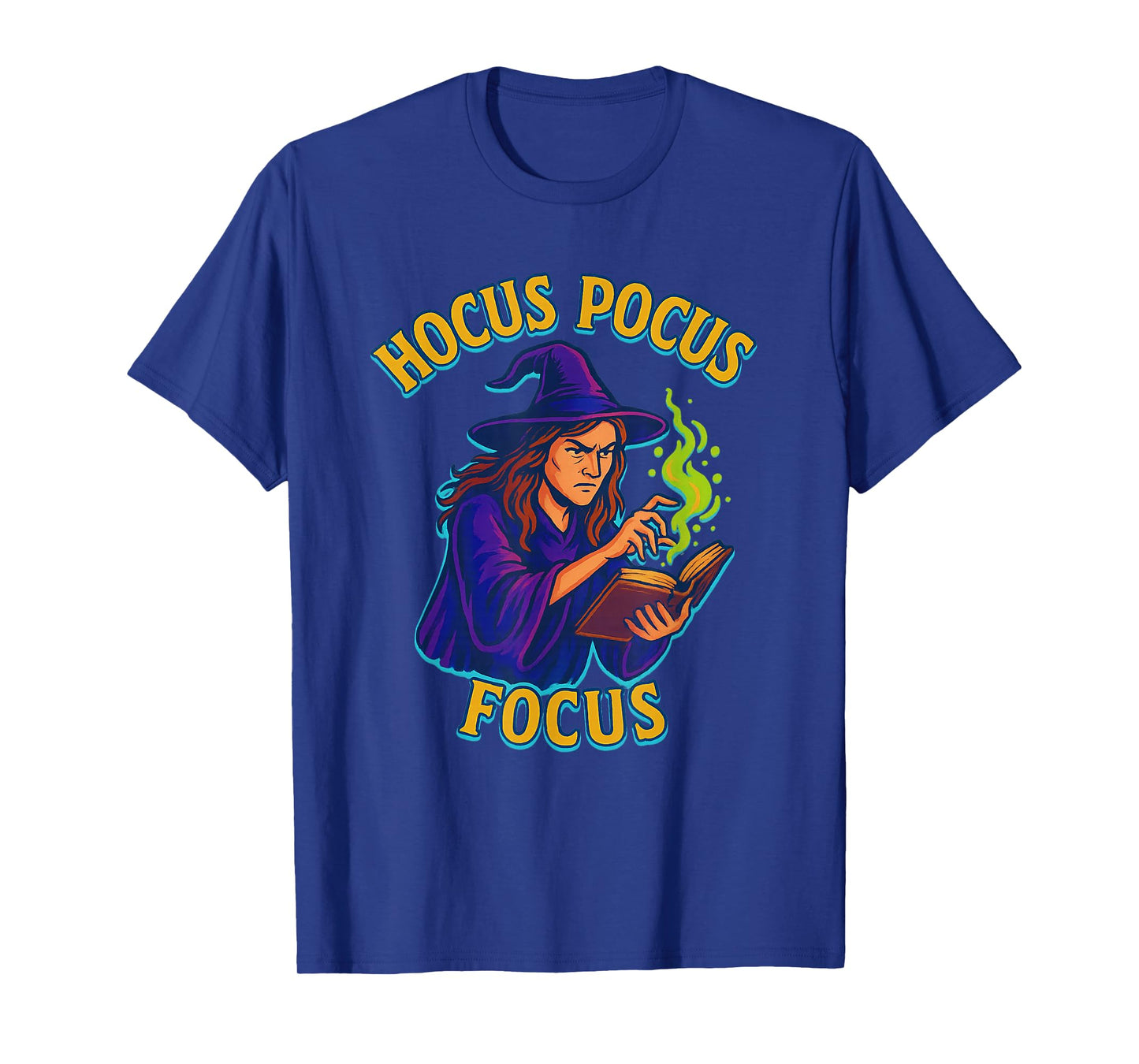 Hocus Pocus Focus Witchcore Spellbook Sorcery Illustration T-Shirt