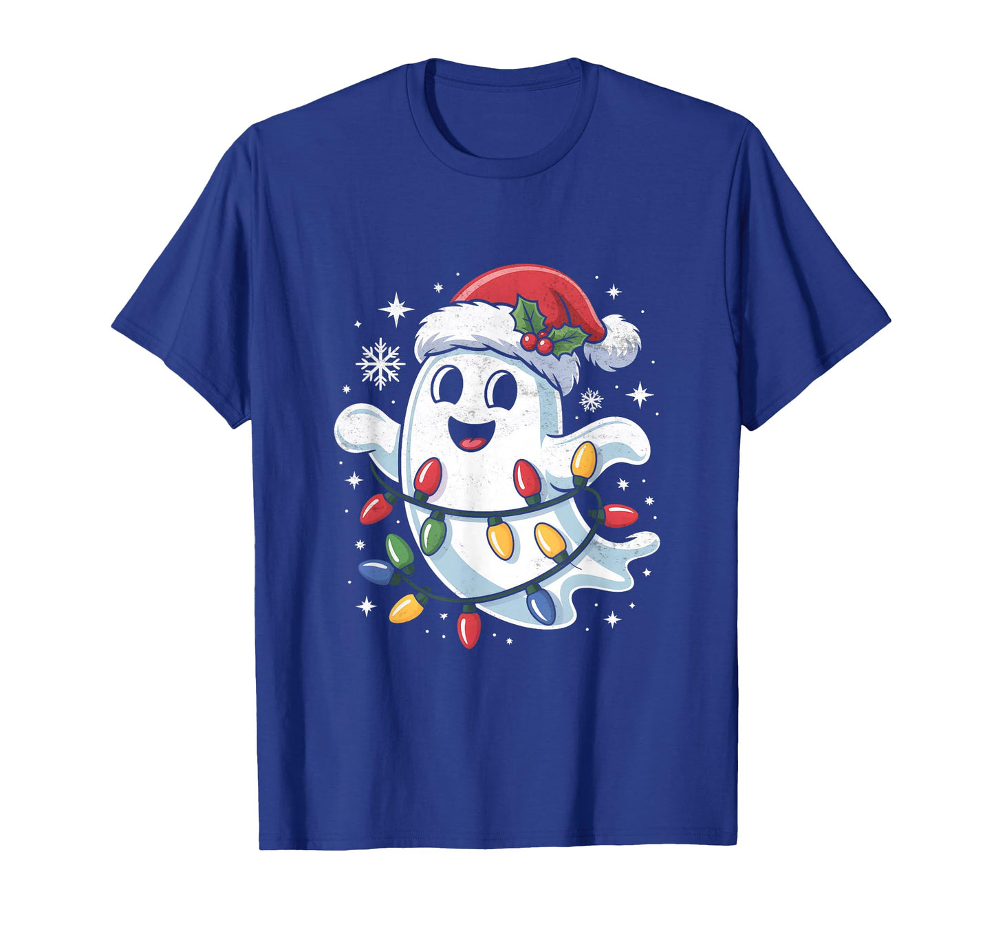 Ghost Christmas Spooky Santa T-Shirt