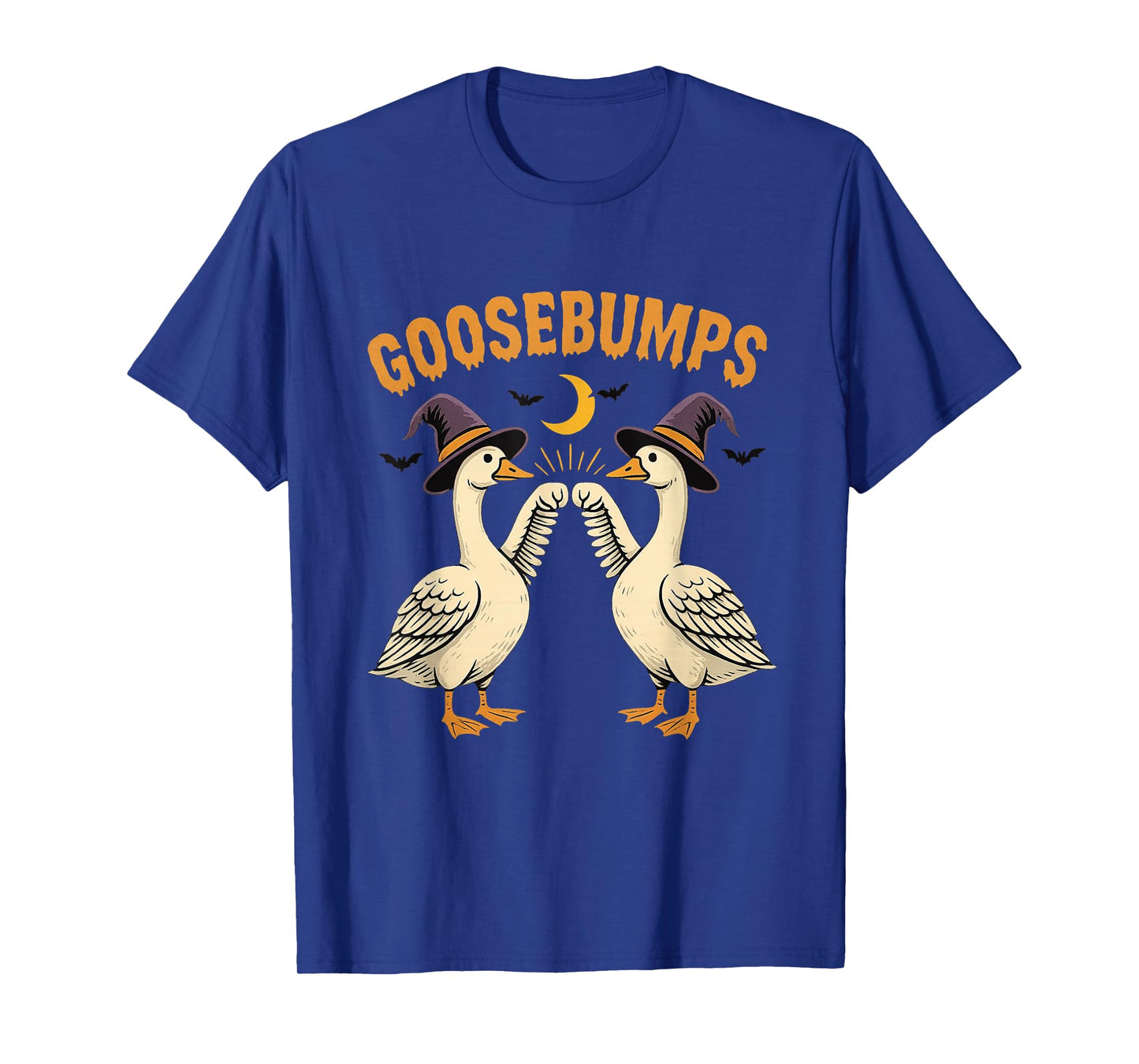 Goosebumps Witch Hat Funny Goose Halloween T-Shirt