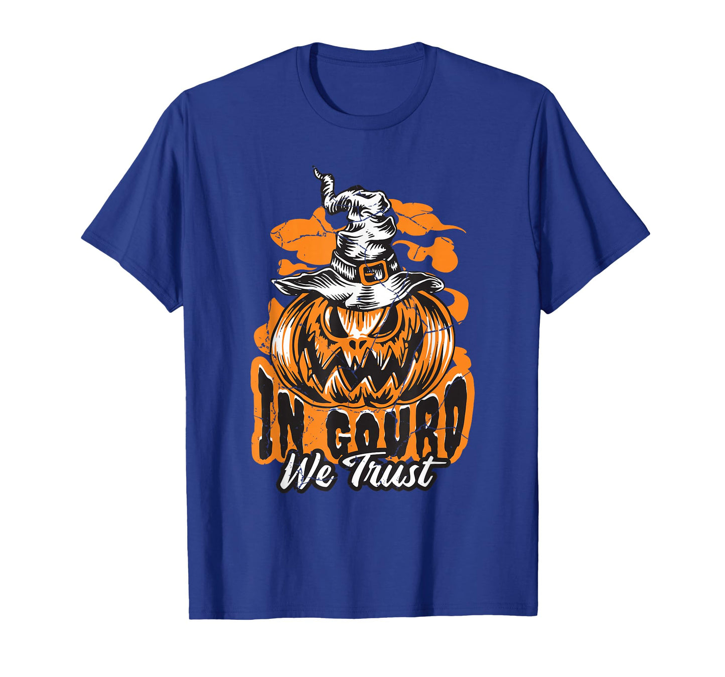 Halloween Pumpkin Jack O Lantern in Gourd We Trust T-Shirt