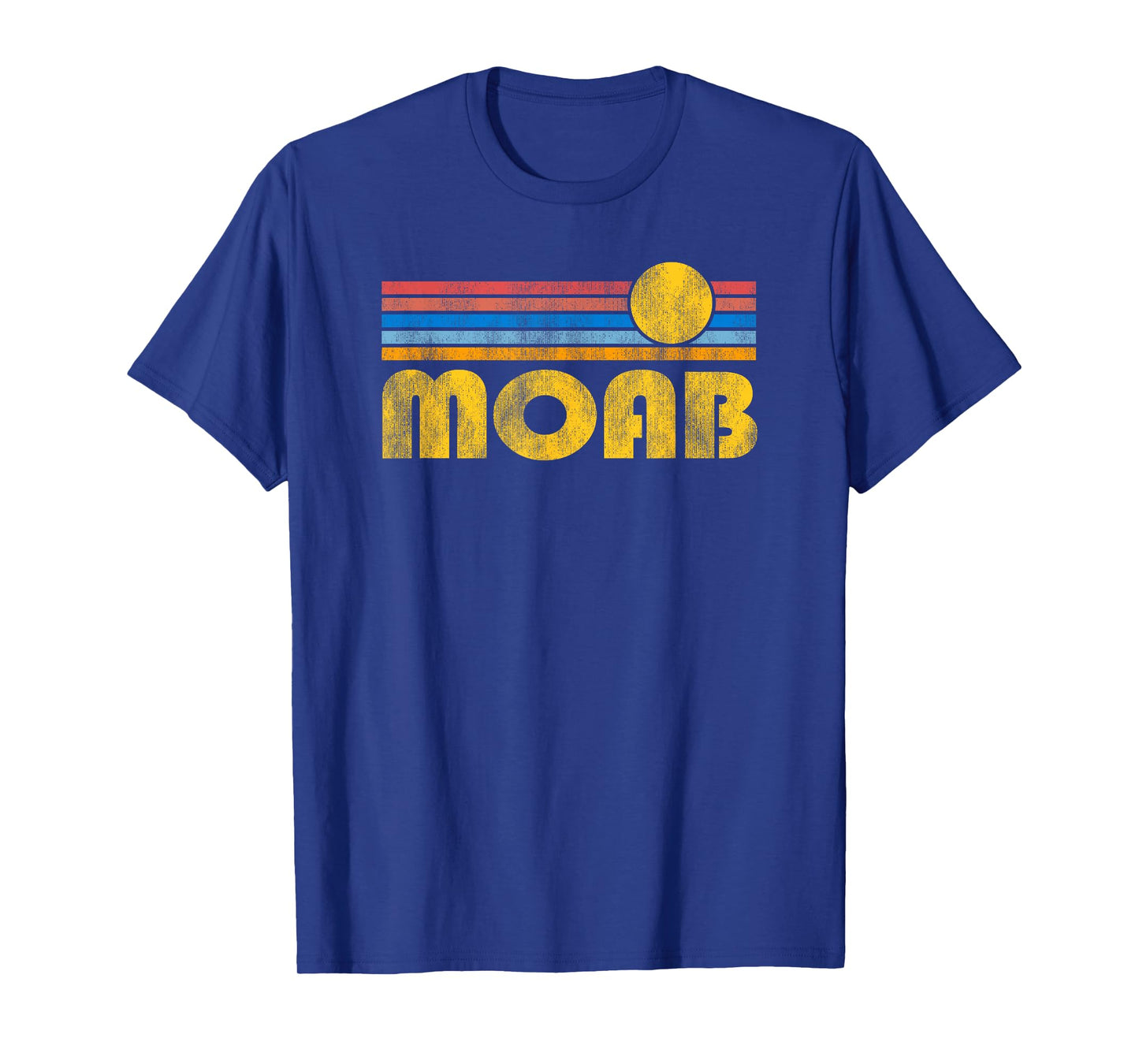 Vintage Moab Utah Retro Throwback Souvenir Mens Womens T-Shirt