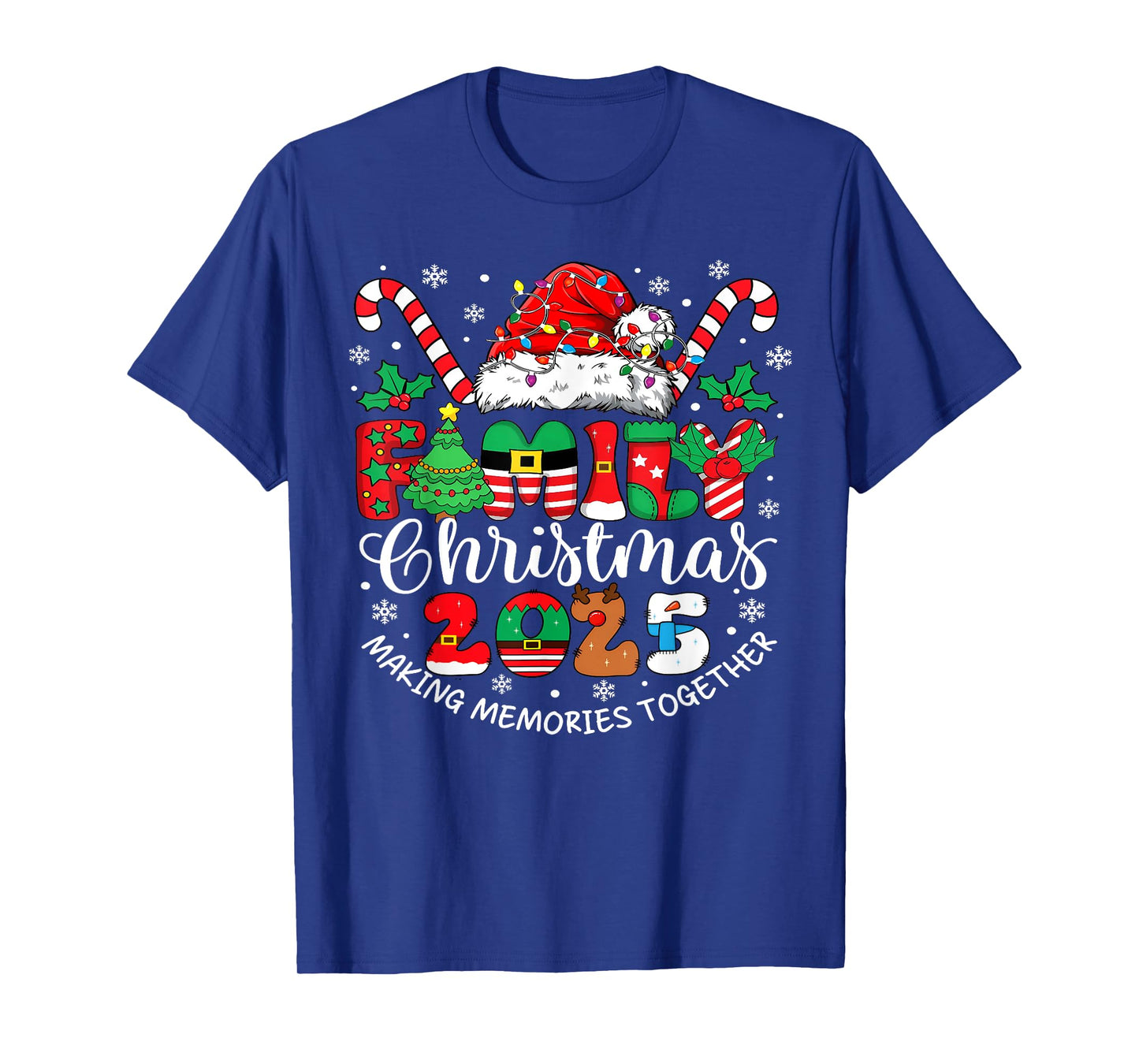 Family Christmas 2025 Making Memories Together Xmas Pajamas T-Shirt