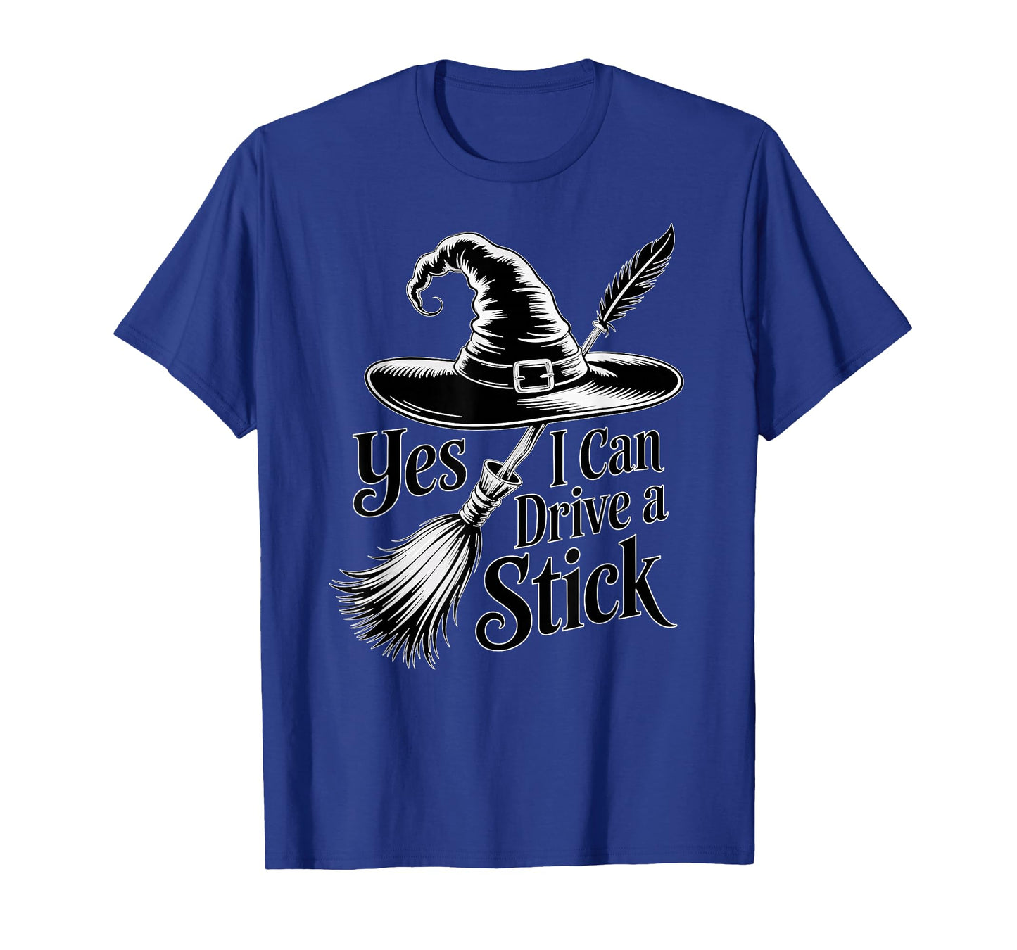 Witch Hat Broom Pun for Halloween Lovers T-Shirt
