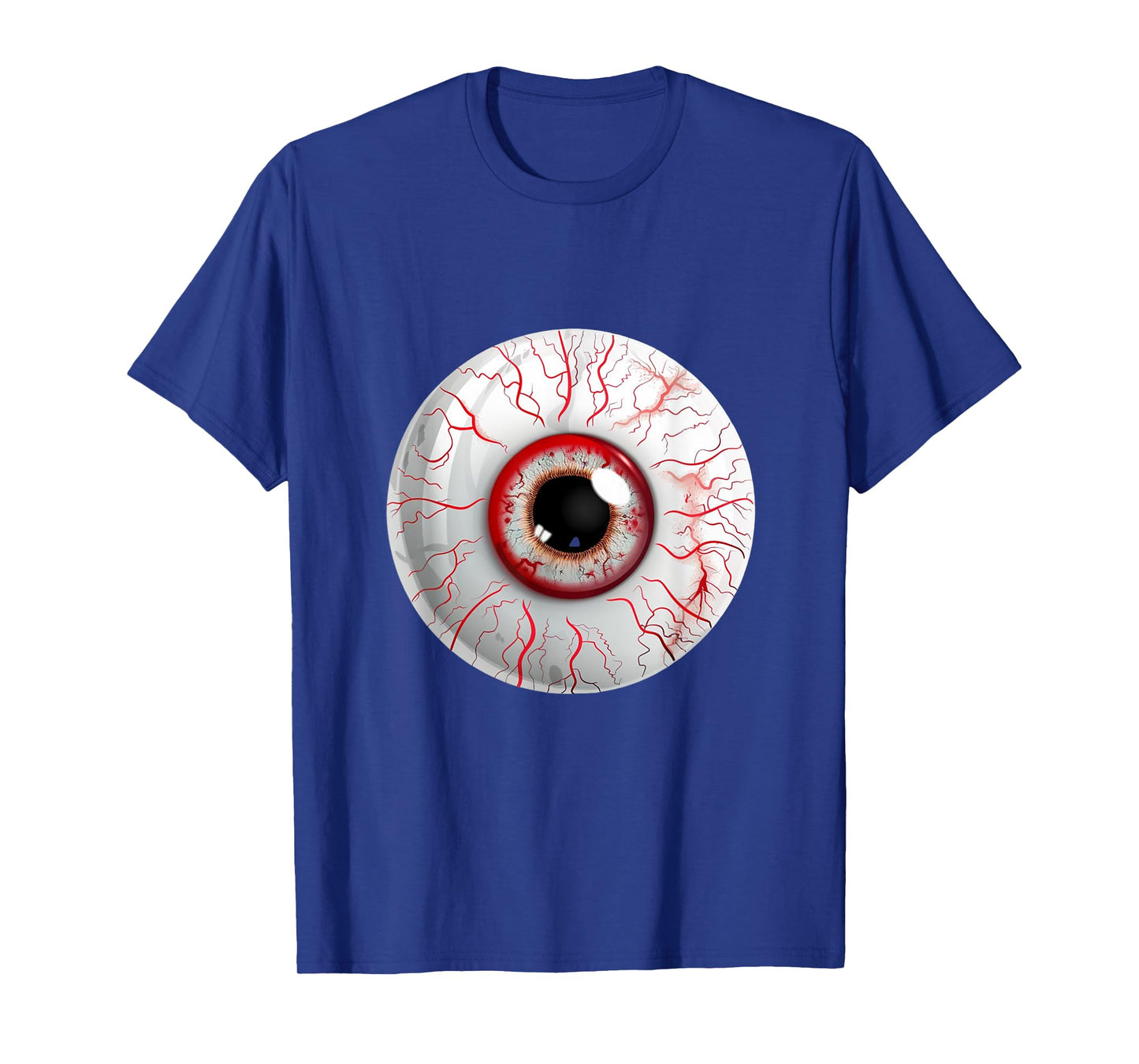 Halloween Eyeball Creepy Funny Lazy Halloween Costume T-Shirt
