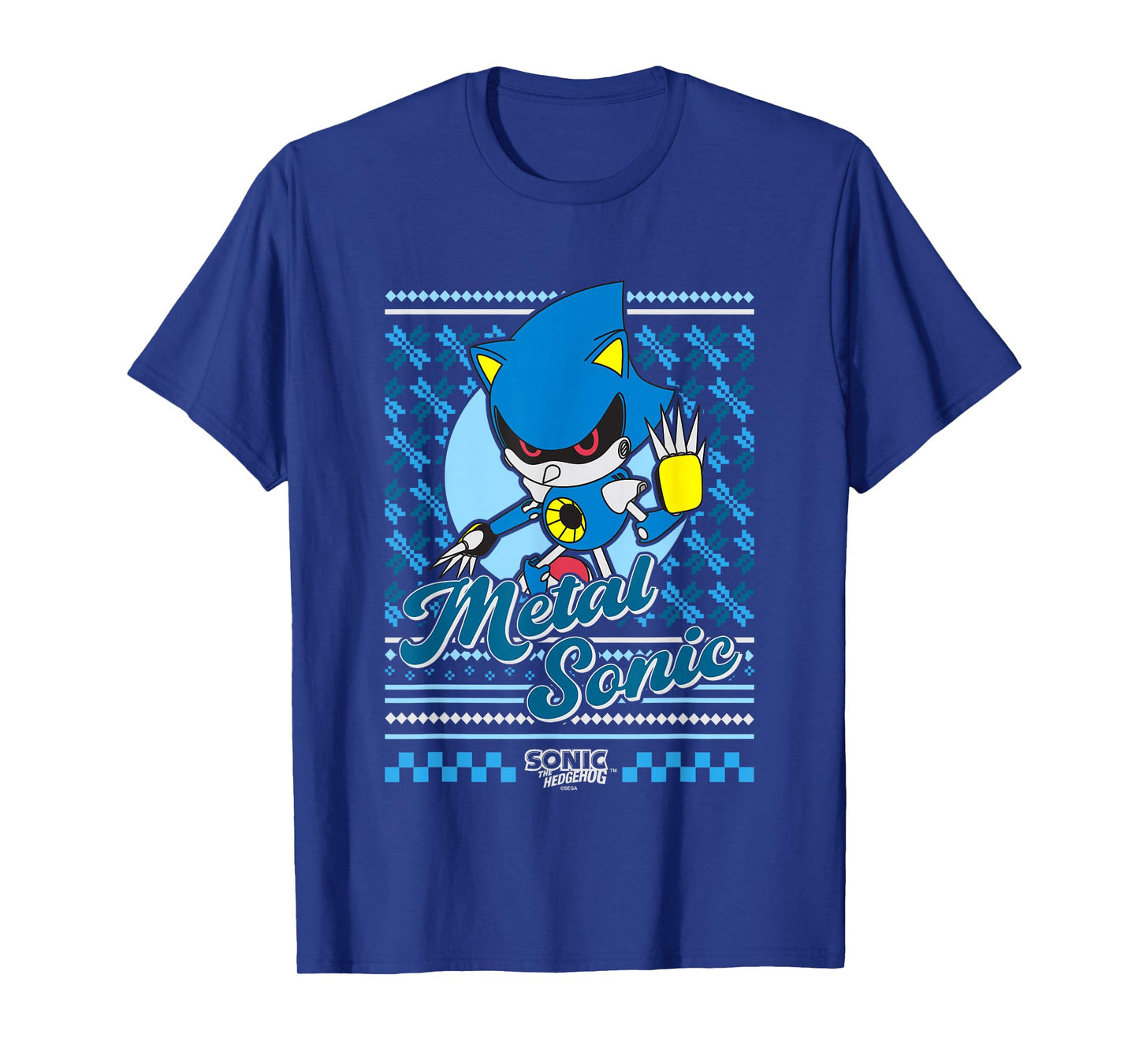 Sonic The Hedgehog Christmas Metal Sonic Ugly Sweater T-Shirt
