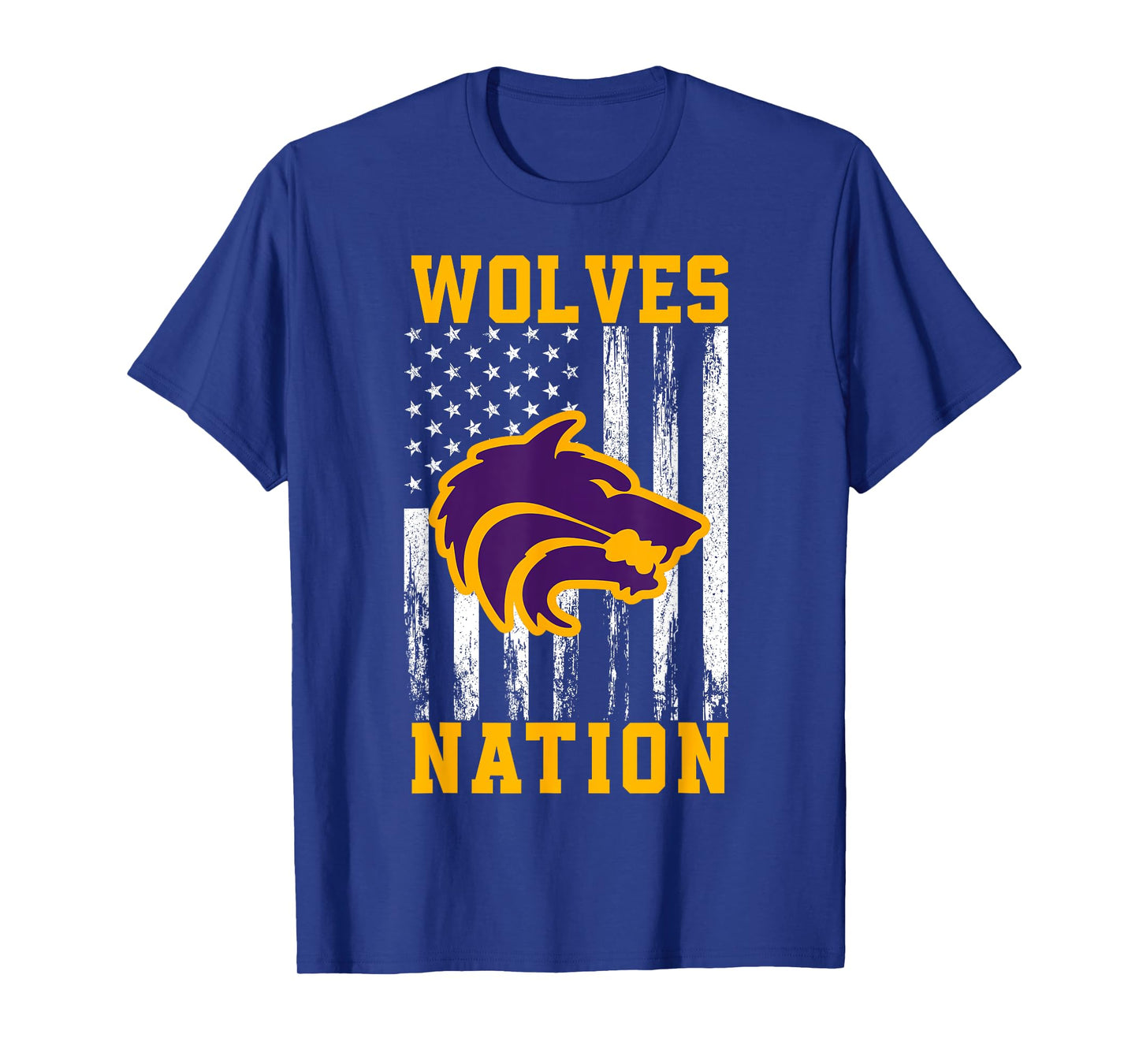 Bay City Central Wolves Logo Nation HS T-Shirt