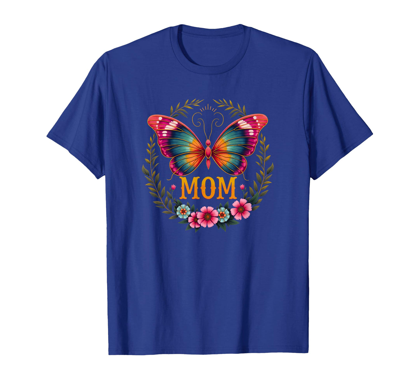 Mother's Day Butterfly Mom Mommy Mama Cute Insect Flower T-Shirt