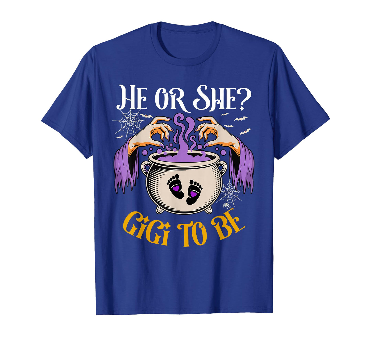He Or She Gigi to Be Baby Reveal Halloween Costume T-Shirt