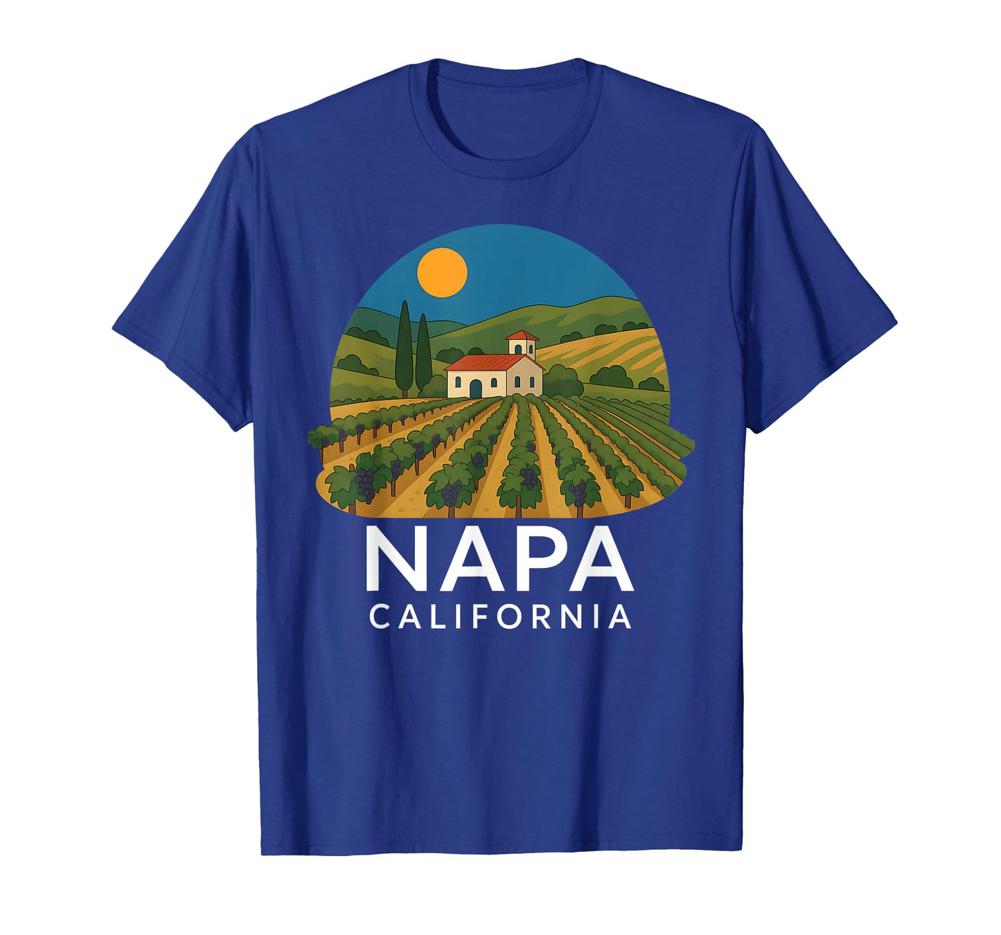 Napa California Wine Country Tasting Valley Love Retro Grape T-Shirt