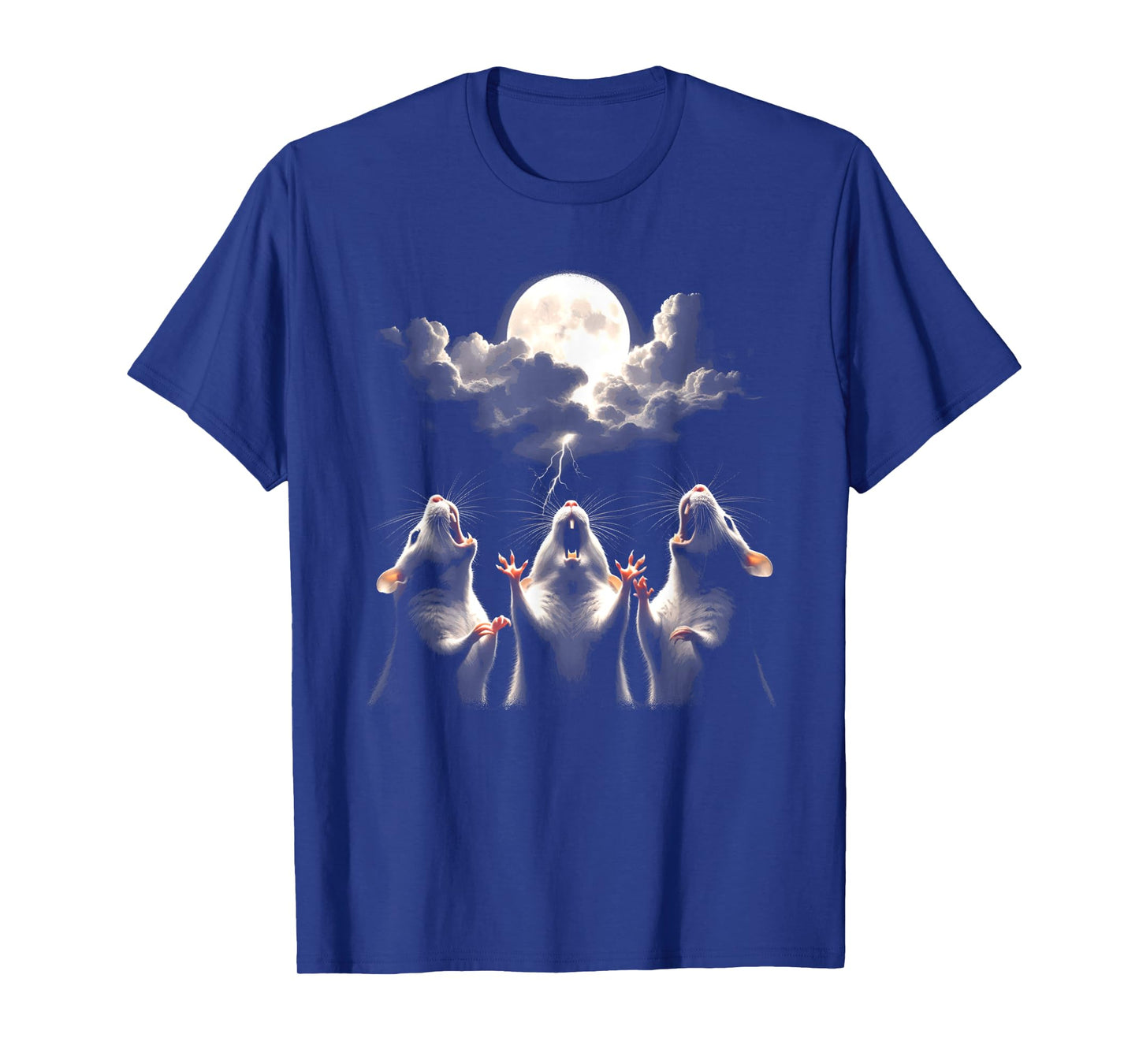 Rats Moon - Funny Weird Trashy Cursed Meme Rat T-Shirt