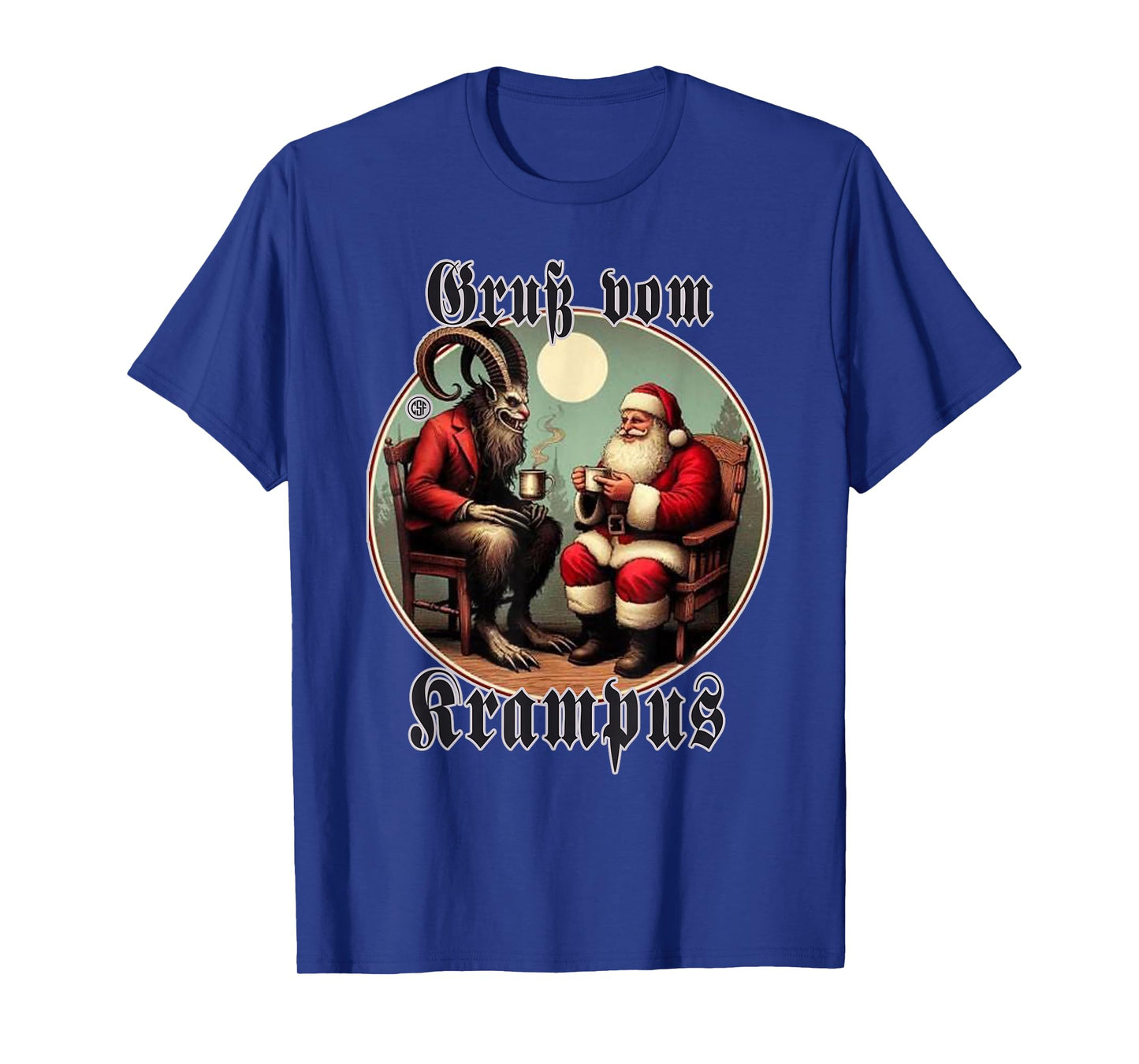 Greeting from Krampus Christmas Legend Figure T-Shirt