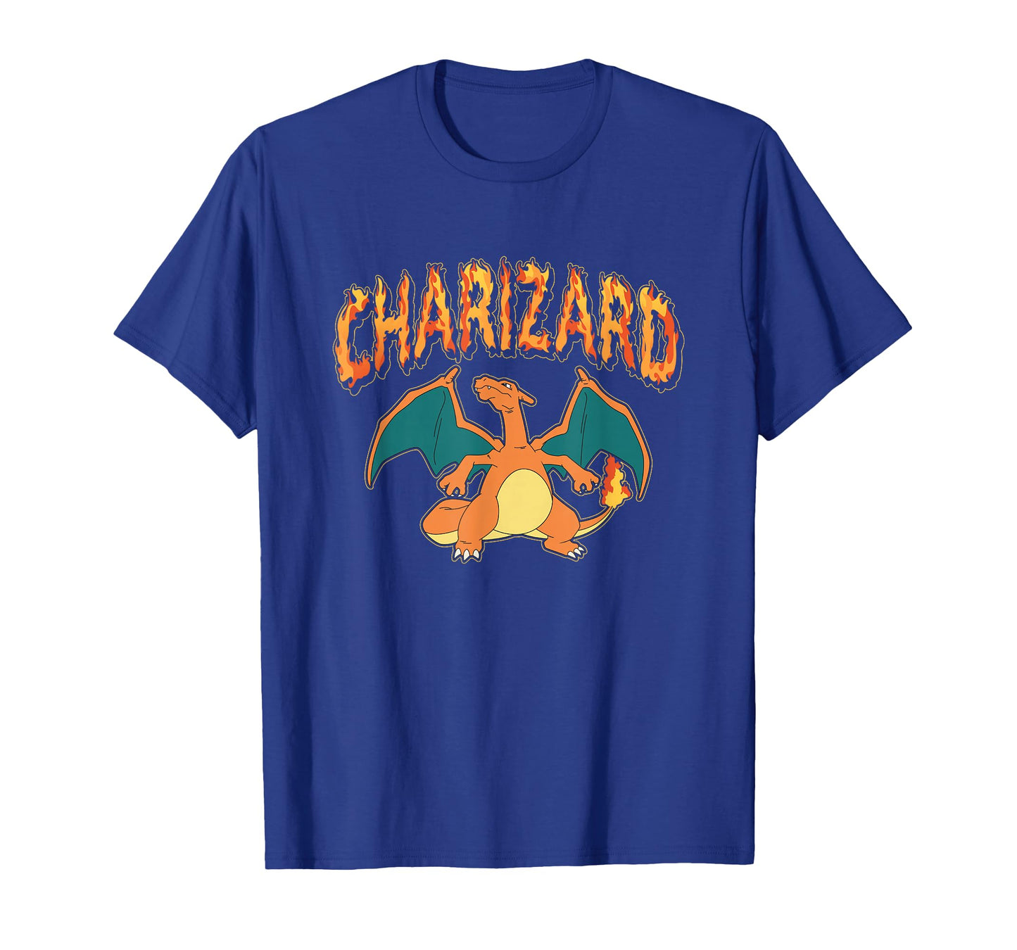 Pokémon Iconic Charizard On Fire Big Chest Portrait T-Shirt