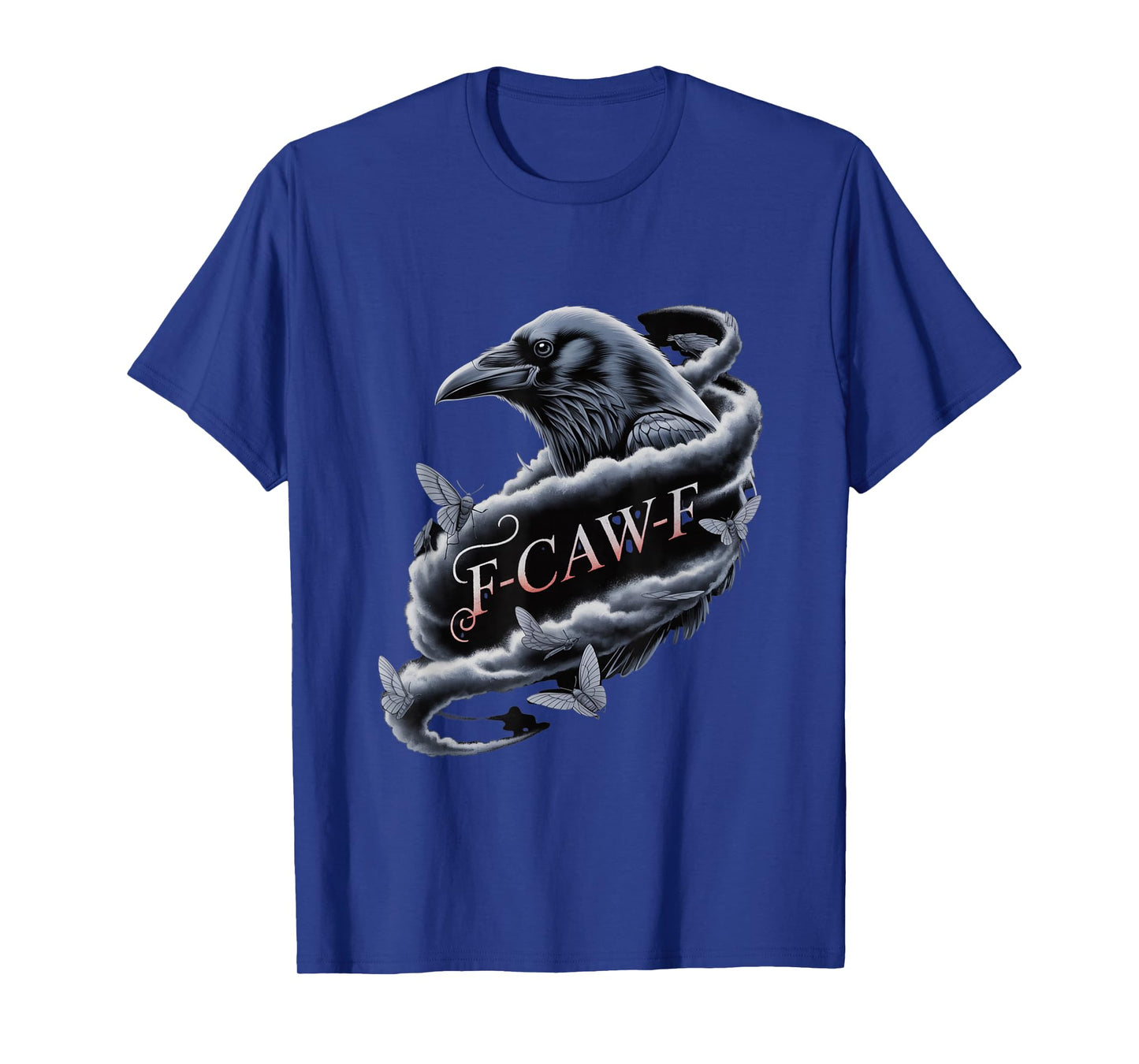 F-Caw-F Crow Funny Gothic Moon Black Bird Halloween T-Shirt