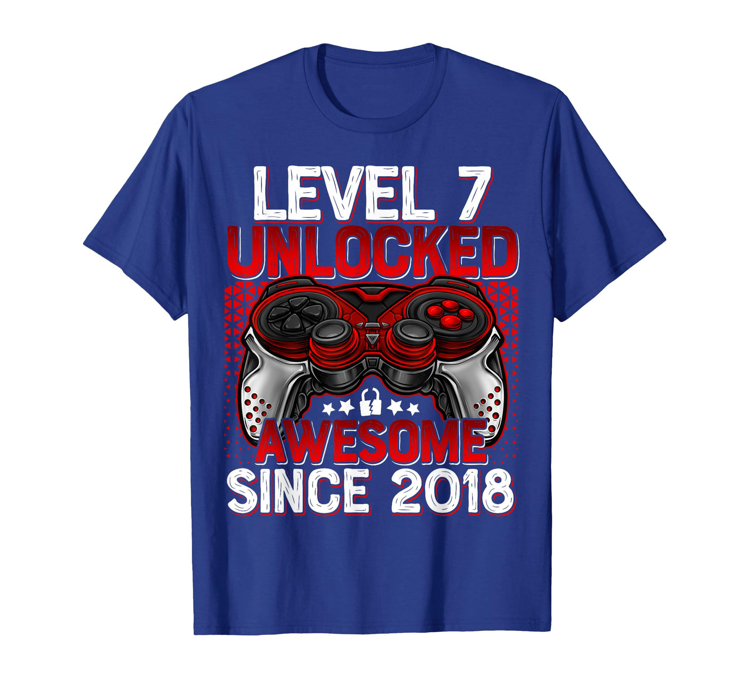 Level 7 Unlocked 7 Year Old Gifts For Boys 7th Birthday Boy T-Shirt