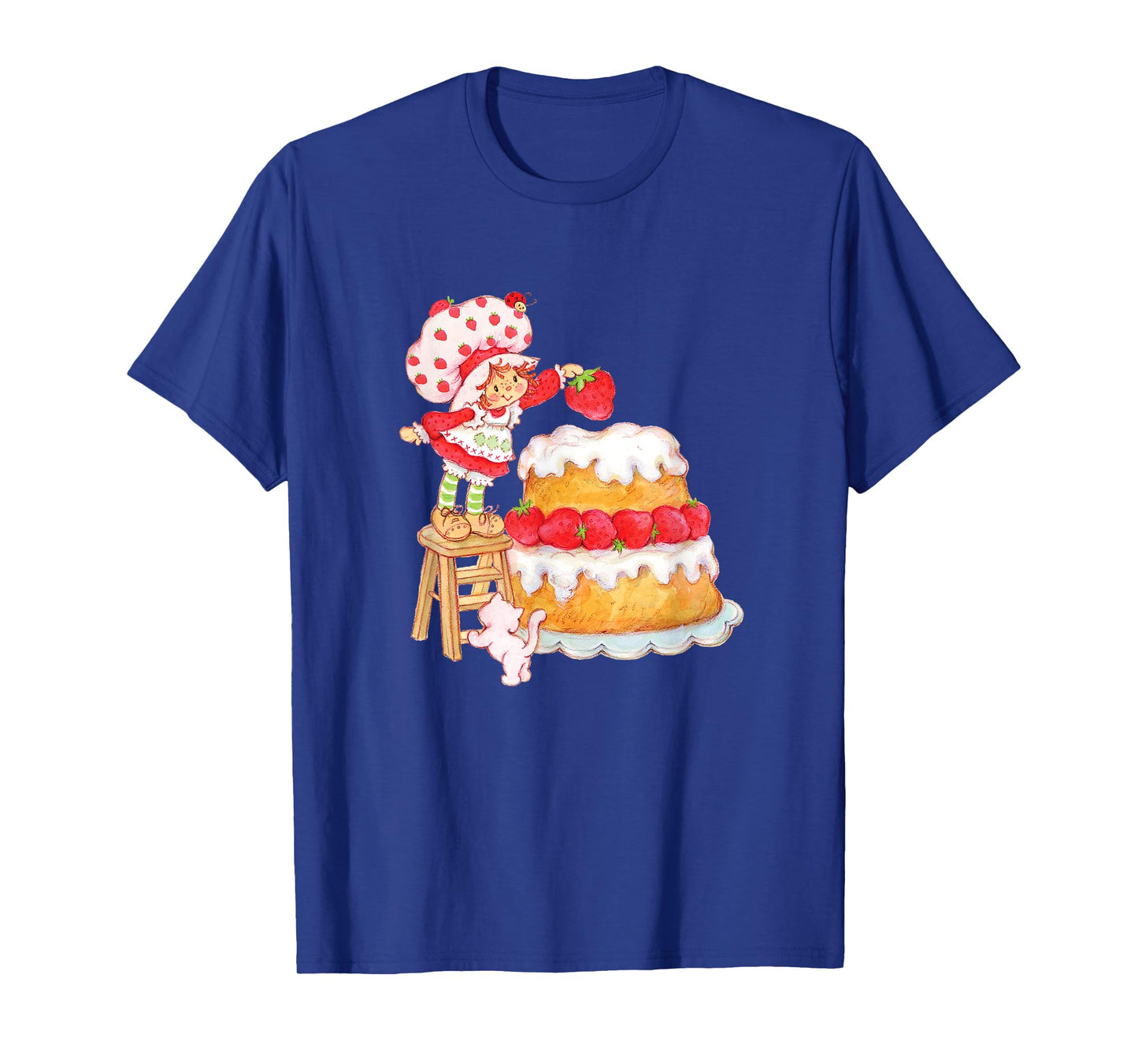 Strawberry Shortcake & Custard Baking Besties Vintage T-Shirt