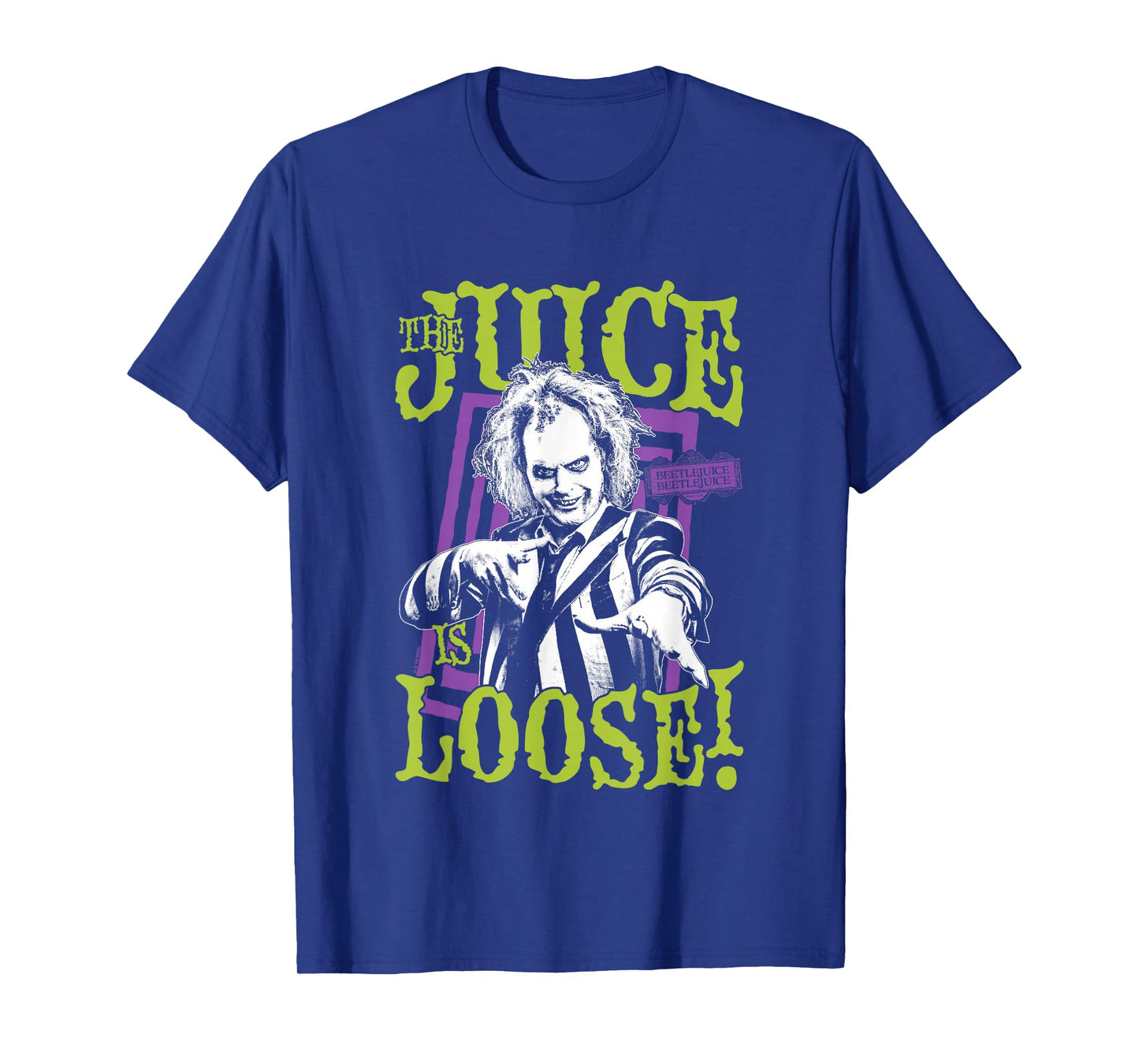 Beetlejuice Beetlejuice The Juice Is Loose! Big Chest Poster T-Shirt