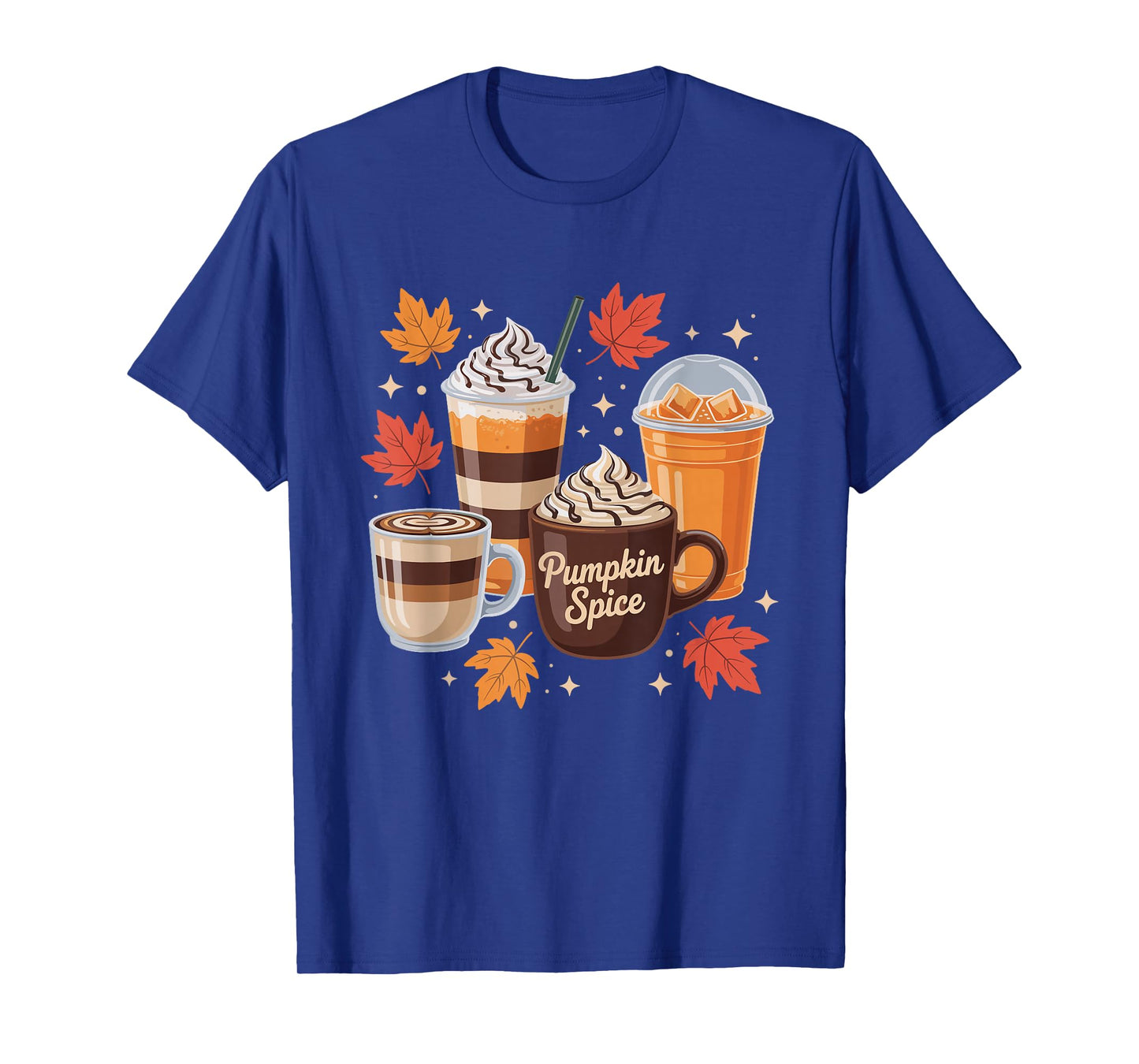 Halloween Pumpkin Latte Spice Coffee Love Fall Season T-Shirt