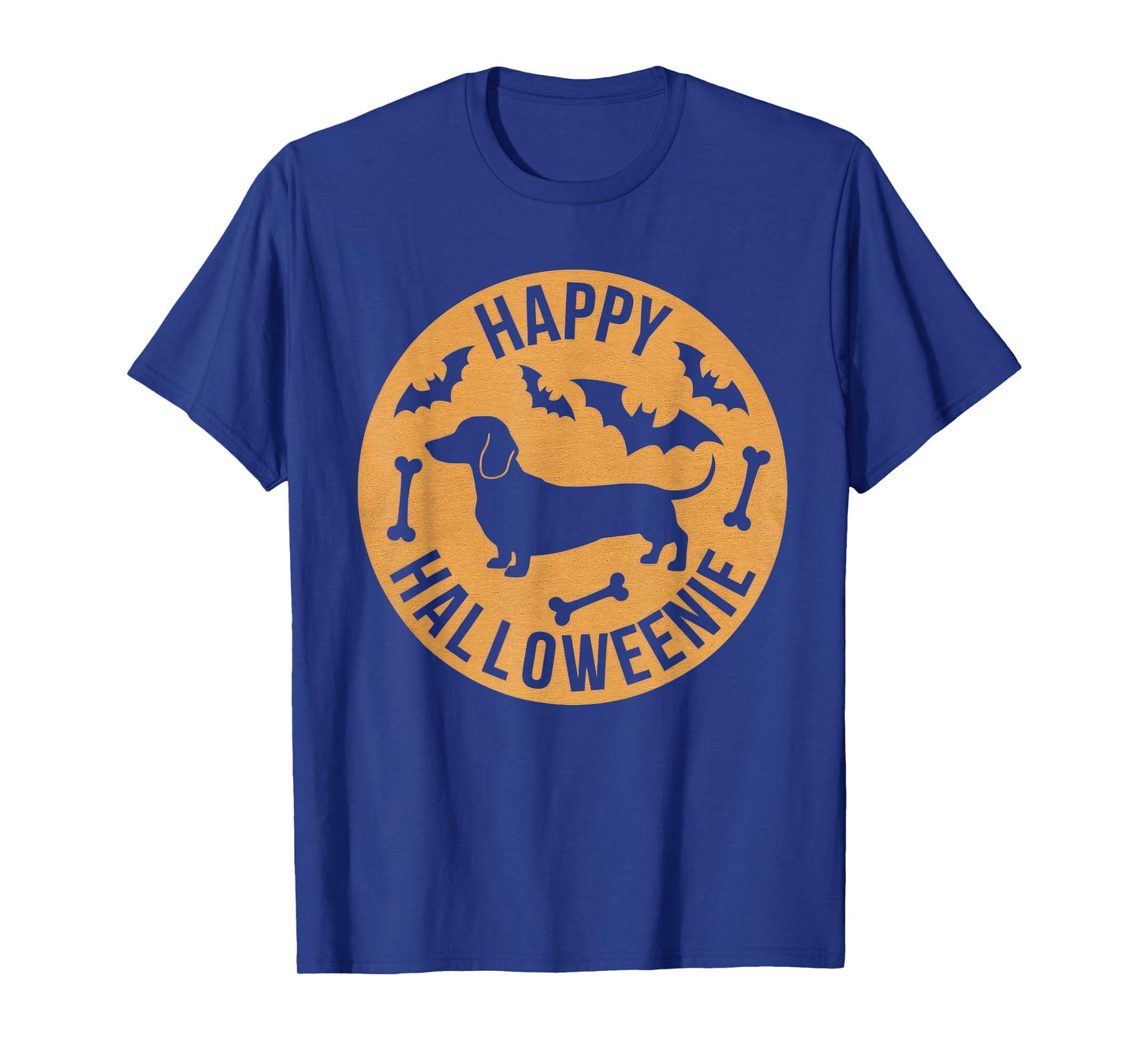Happy Halloweenie Tshirt Women Men Wiener Monster Party T-Shirt
