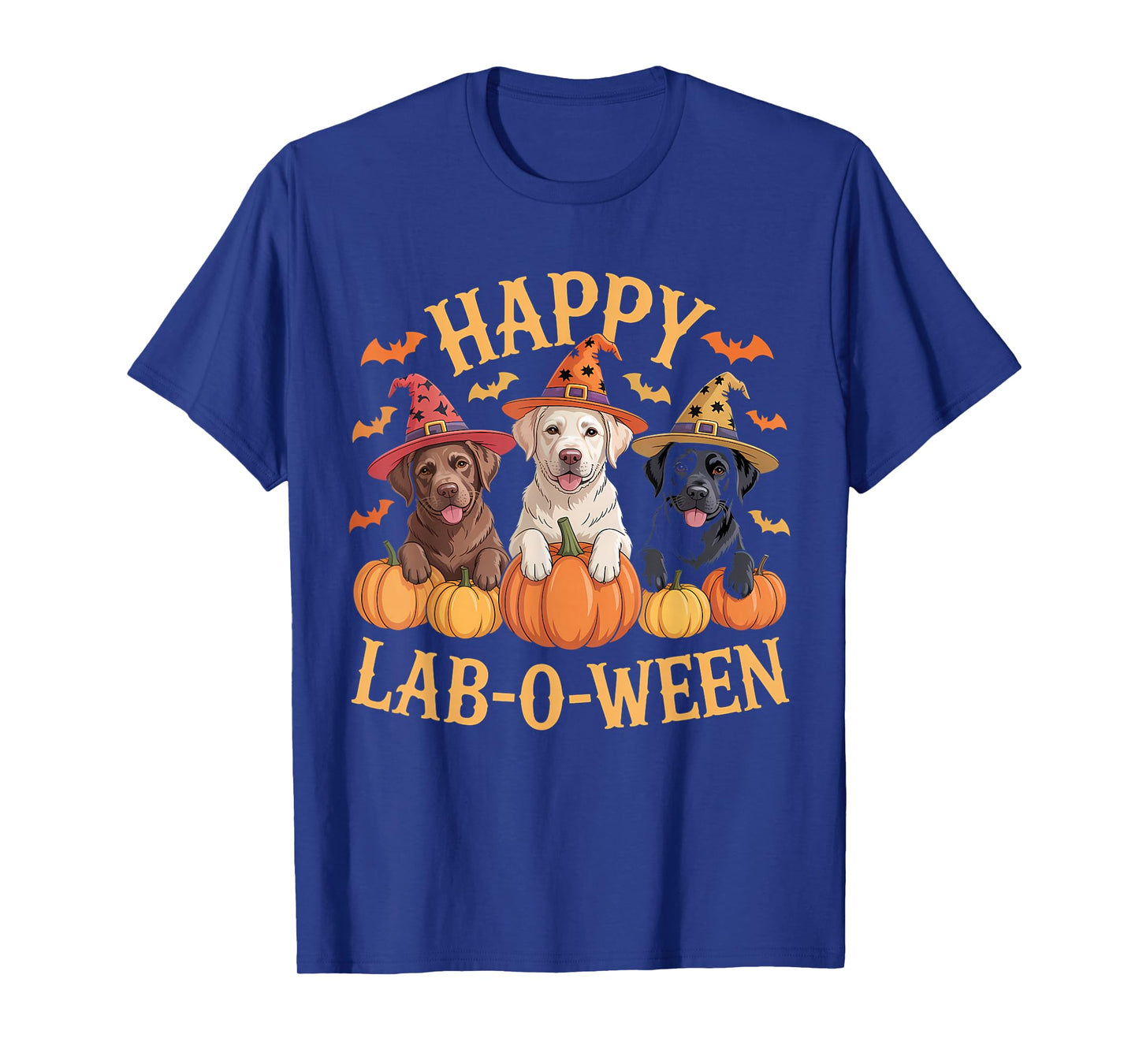 Happy Lab-O-Ween Cute Labrador Halloween Art T-Shirt