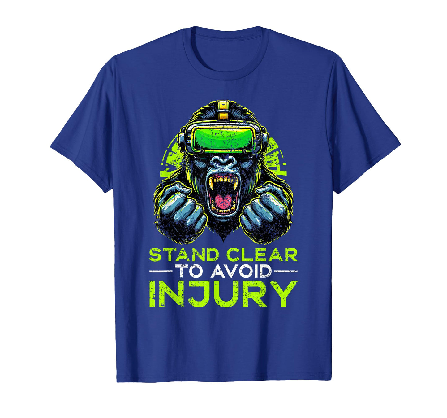 Gorilla VR Gamer Virtual Reality Headset Monkeys T-Shirt