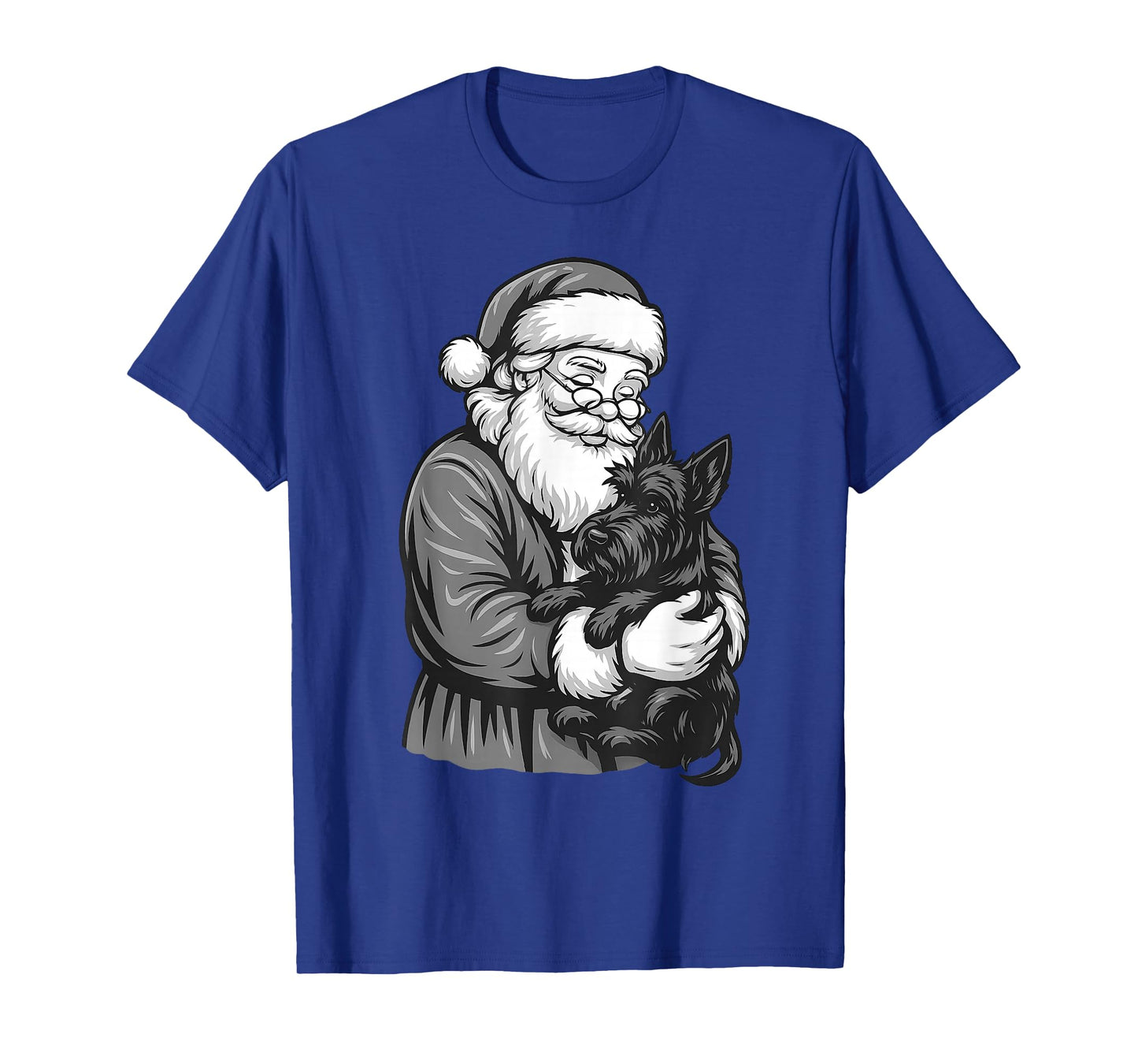 Scottish Terrier Santa Claus Christmas Dog Lover T-Shirt