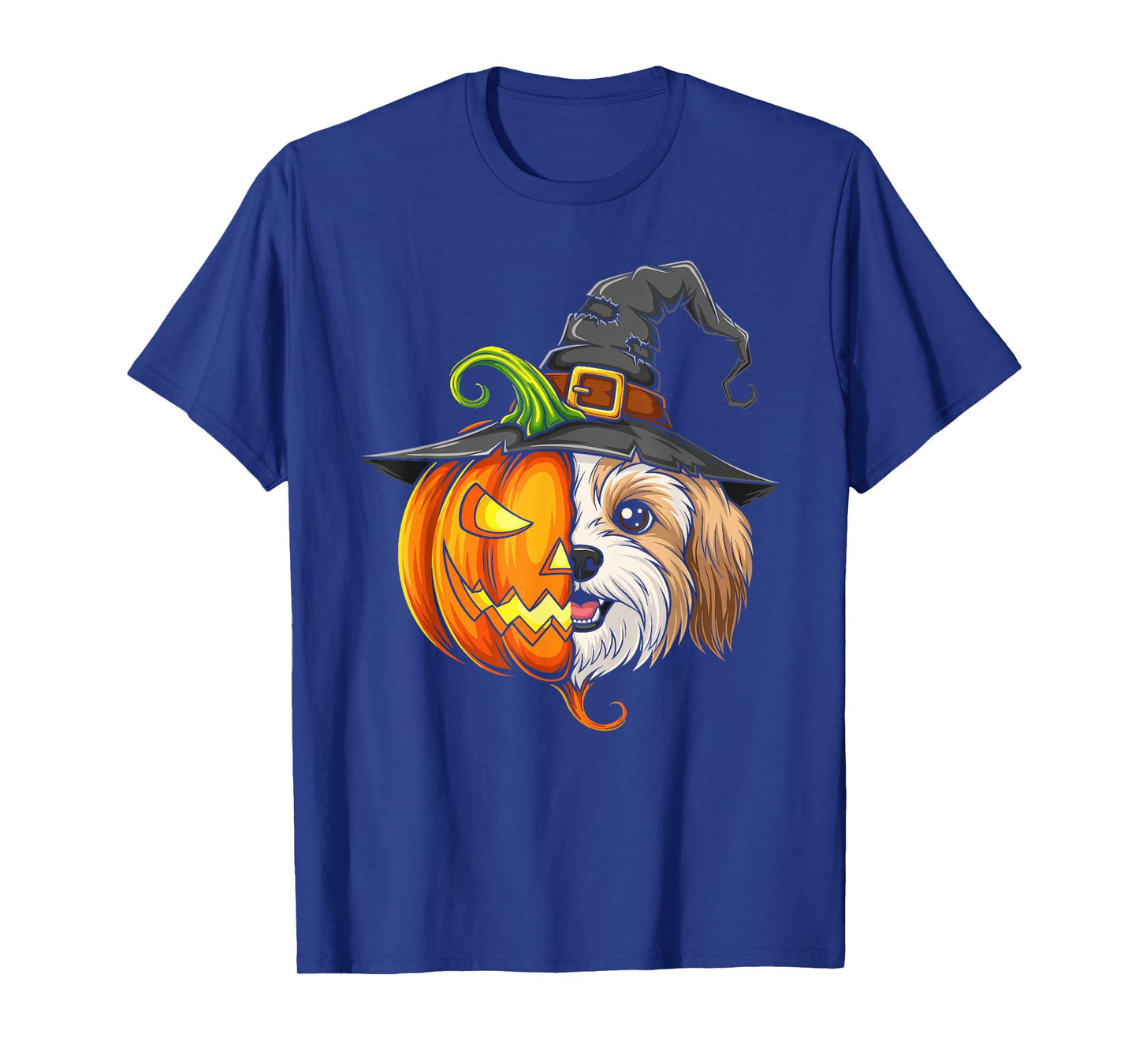 Havanese Pumpkin Jack O Lantern Halloween Kids Mens Womens T-Shirt