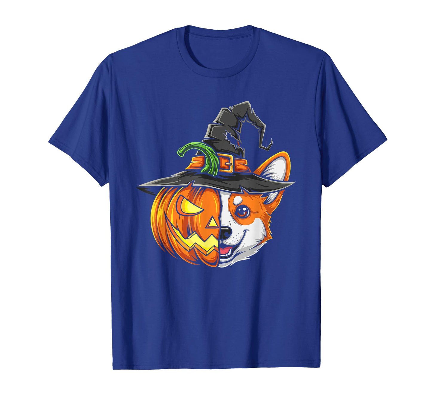 Corgi Pumpkin Jack O Lantern Halloween Kids Mens Womens T-Shirt