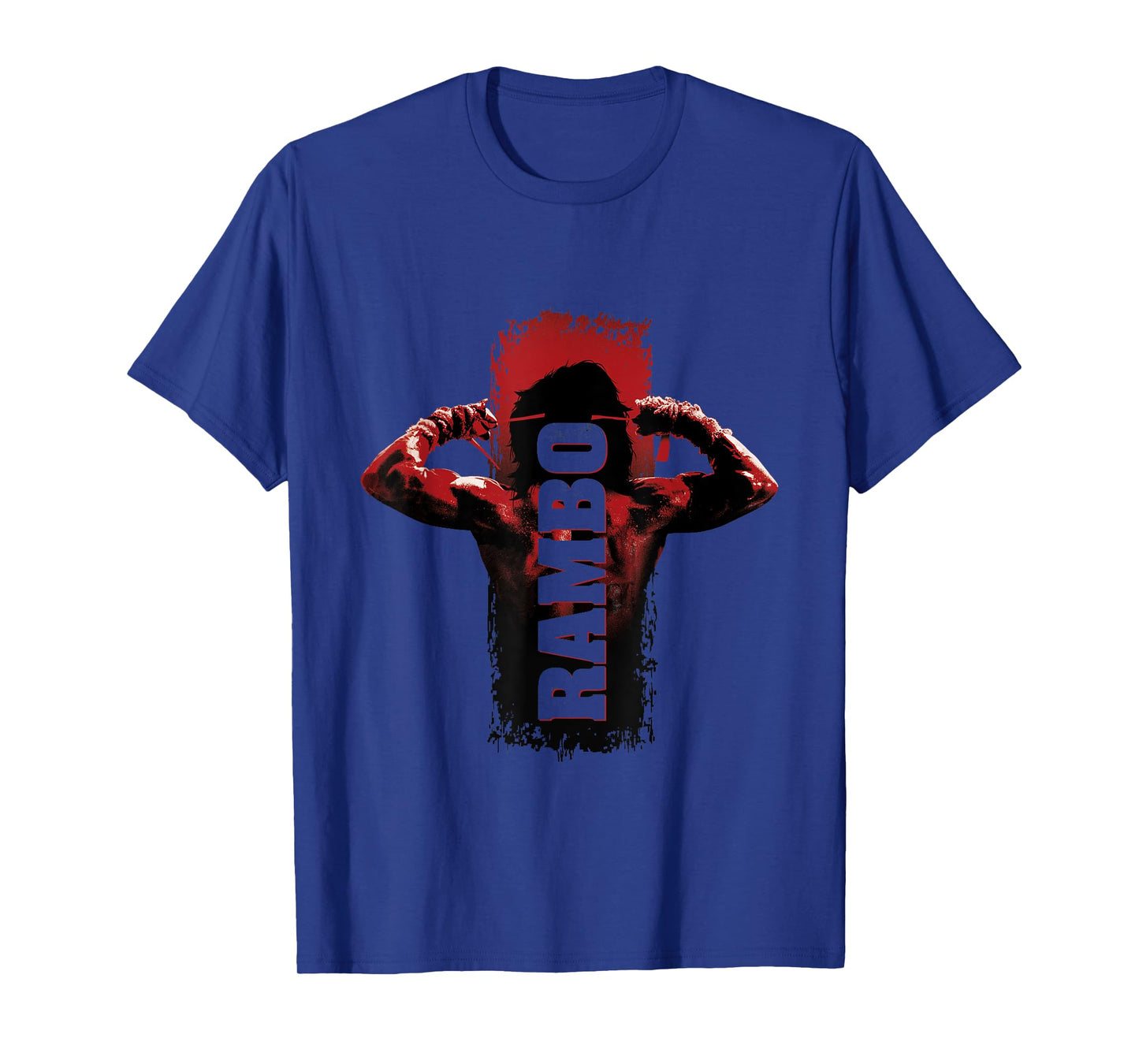 Rambo Men's Grey Rambo III Tying Sweatband T-Shirt