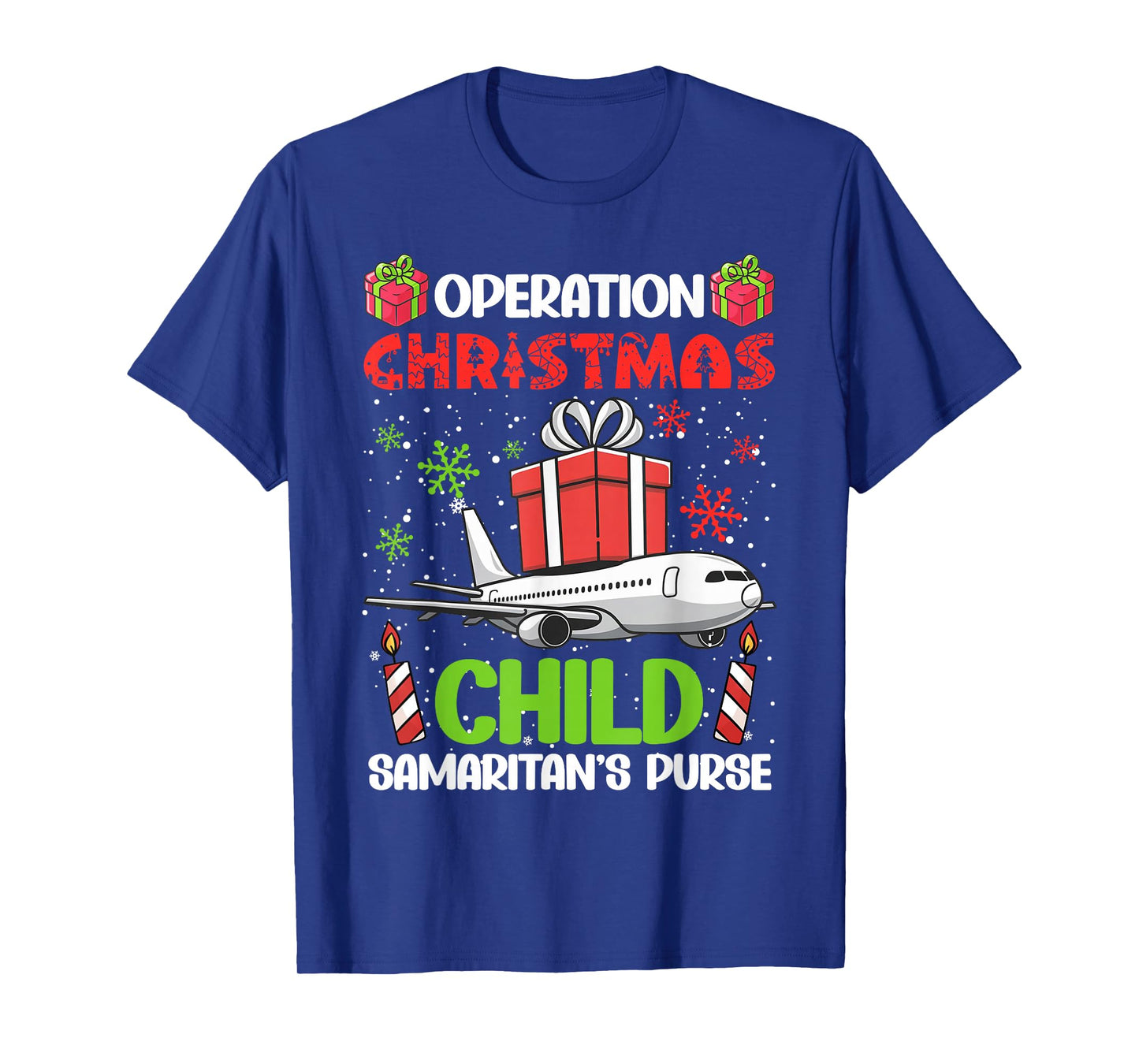 Operation Christmas Child Smaritan's Purse Funny Family Xmas T-Shirt