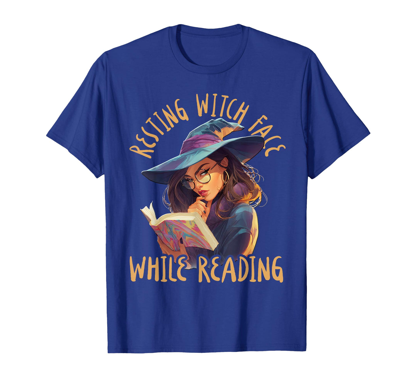 Funny Resting Witch Face - Halloween Reading T-Shirt