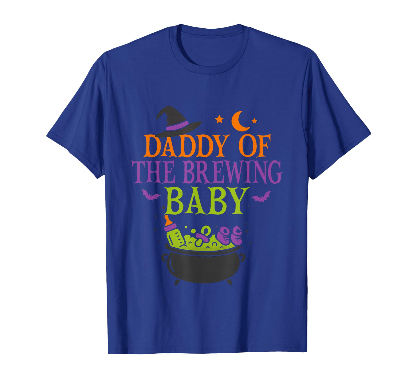 Daddy of The Brewing Baby Halloween Witch Baby Shower T-Shirt