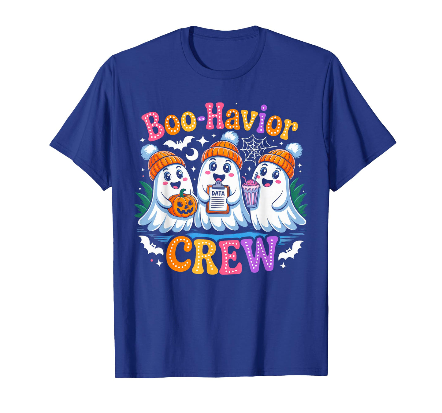 Groovy Boo-Havior Crew Behavior Analyst Halloween ABA RBT T-Shirt