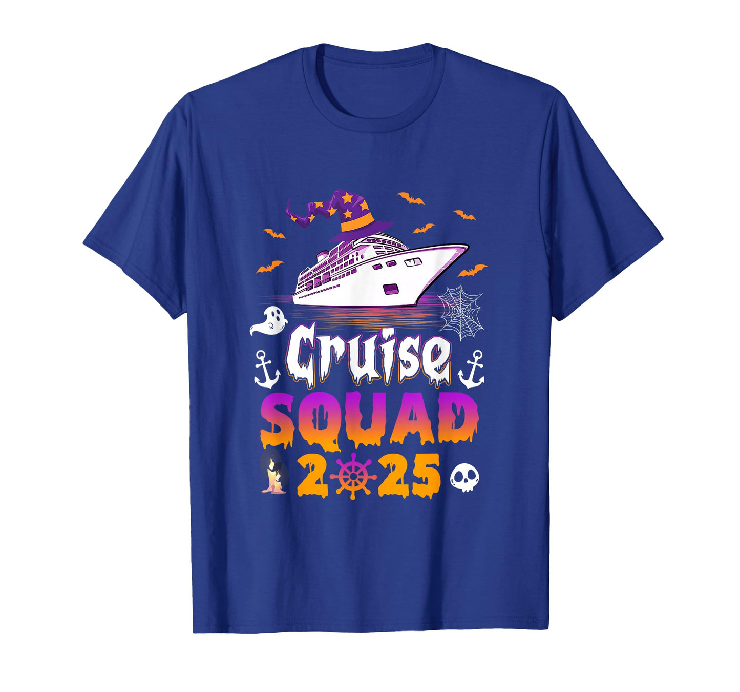 Halloween Cruise Squad 2025 Matching Family Cruising Crew T-Shirt