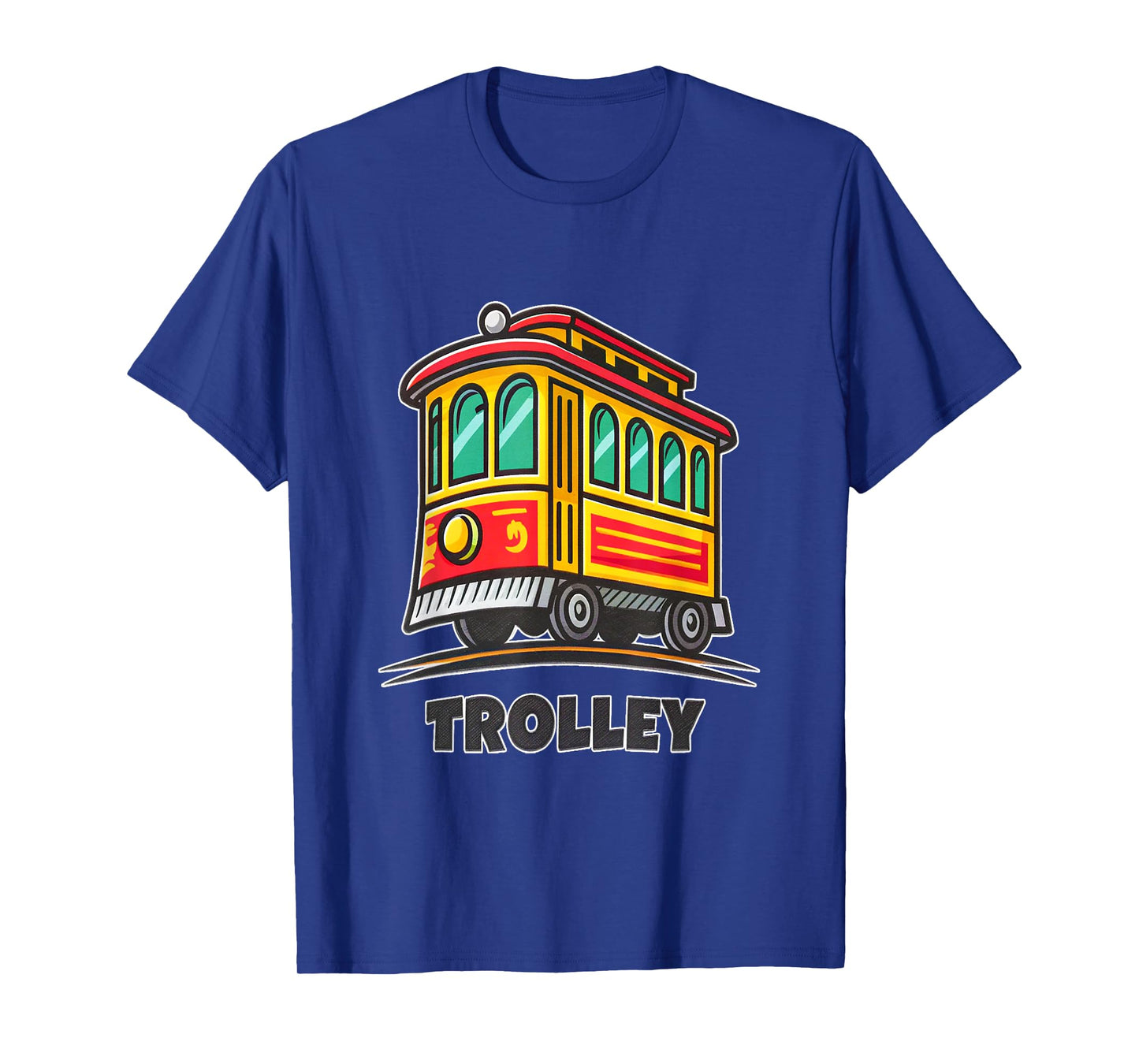 Retro City Trolley Car Adventure Theme T-Shirt